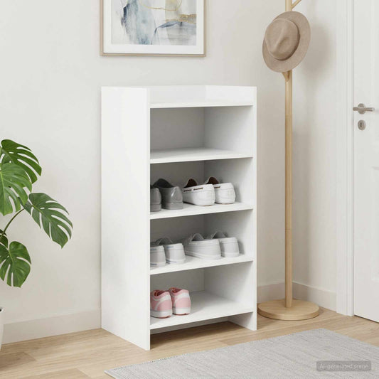 Schoenenkast met opslag Wit 48 x 36 x 92 cm Bewerkt hout is nu te koop bij PeponiXL, paradijselijk wonen!