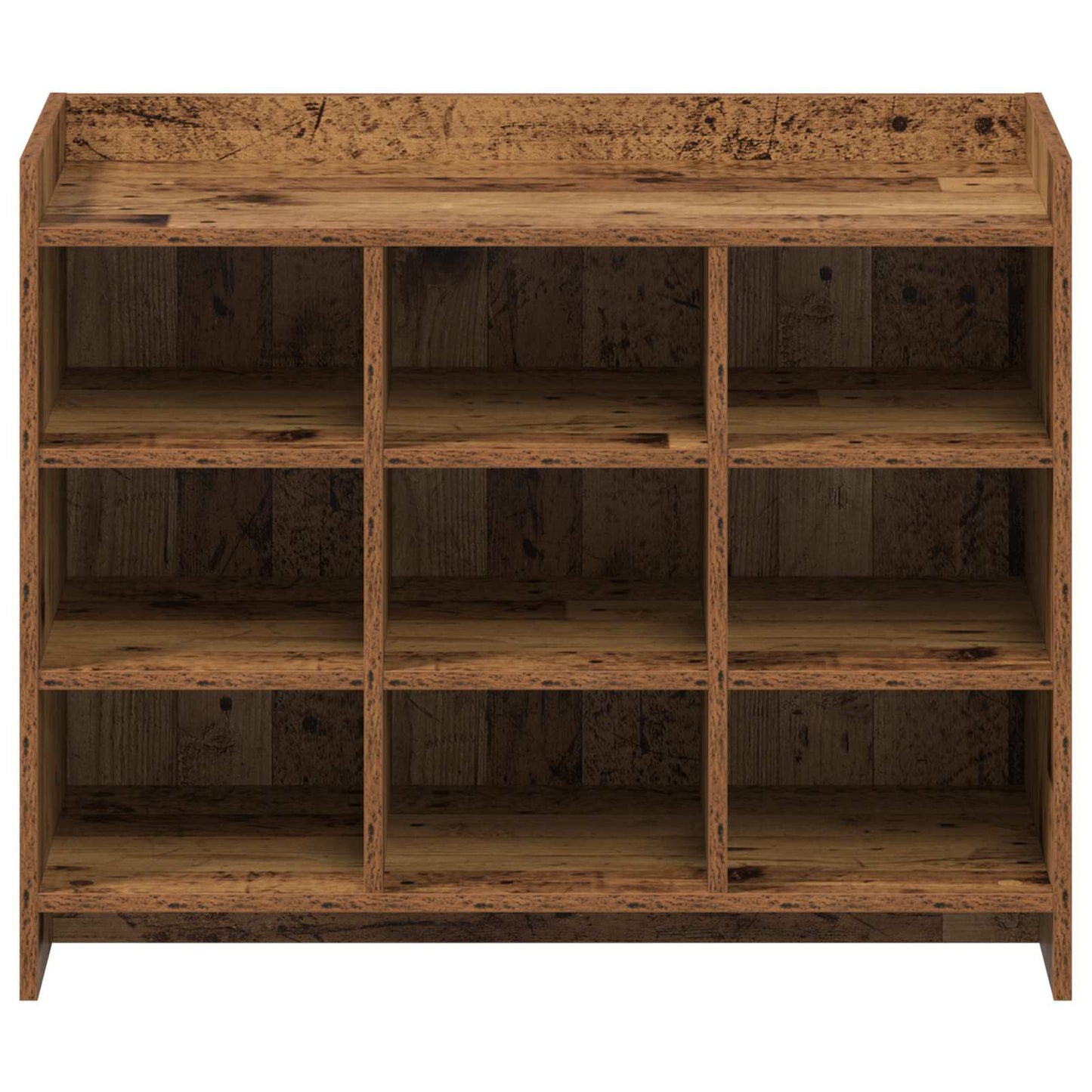 Schoenenkast met opslag Oud hout 85 x 39,5 x 70 cm Bewerkt hout