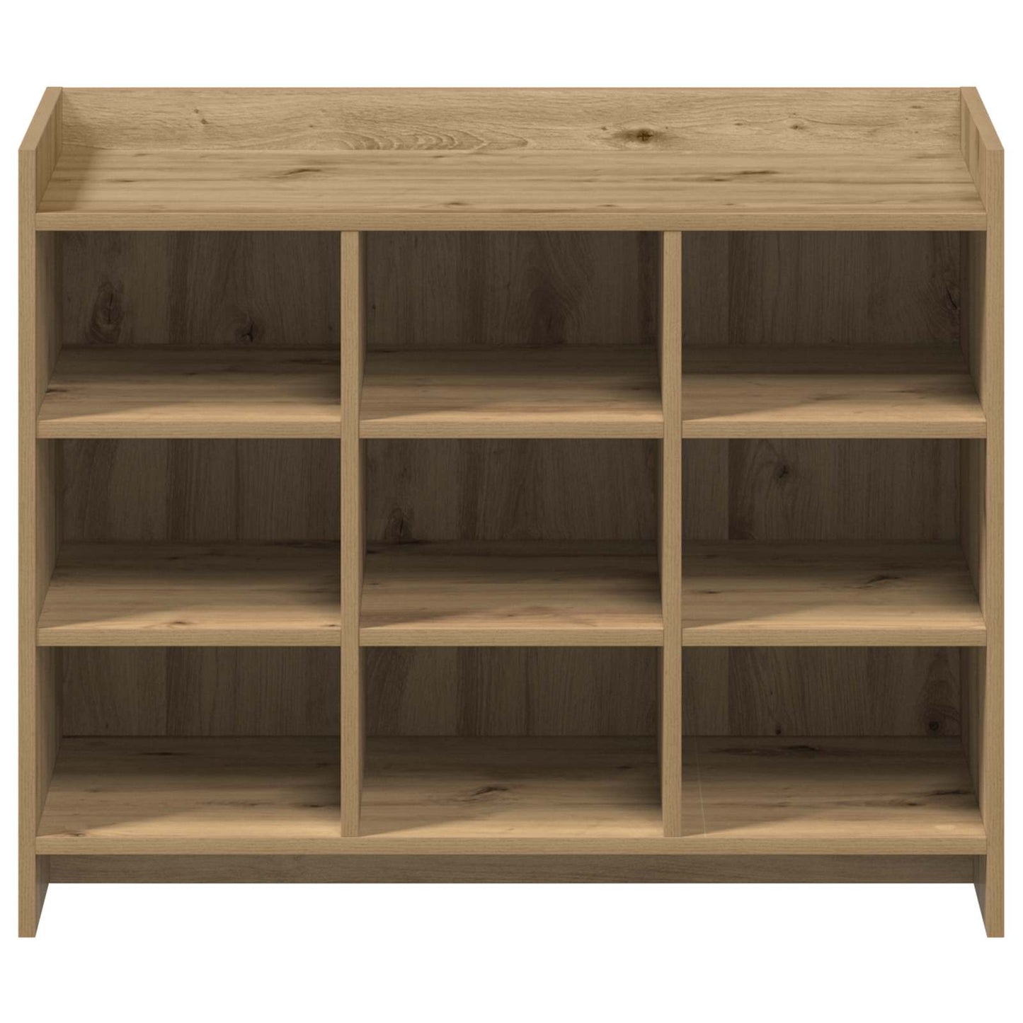 Schoenenkast Artisanaal eiken 85 x 39,5 x 70 cm Bewerkt hout