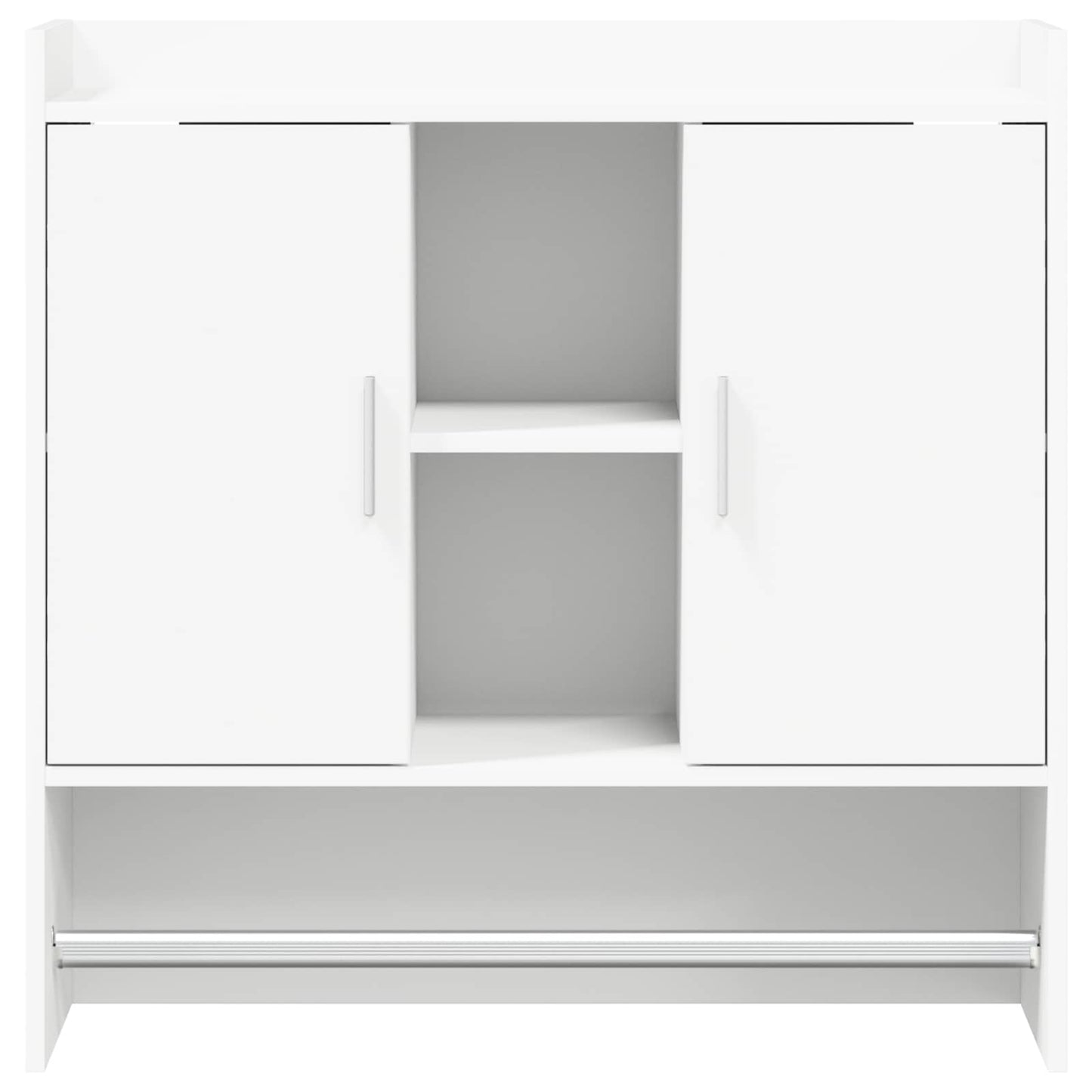 Wandplank Muurmontage Wit 80 x 36 x 80 cm Bewerkt hout is nu te koop bij PeponiXL, paradijselijk wonen!
