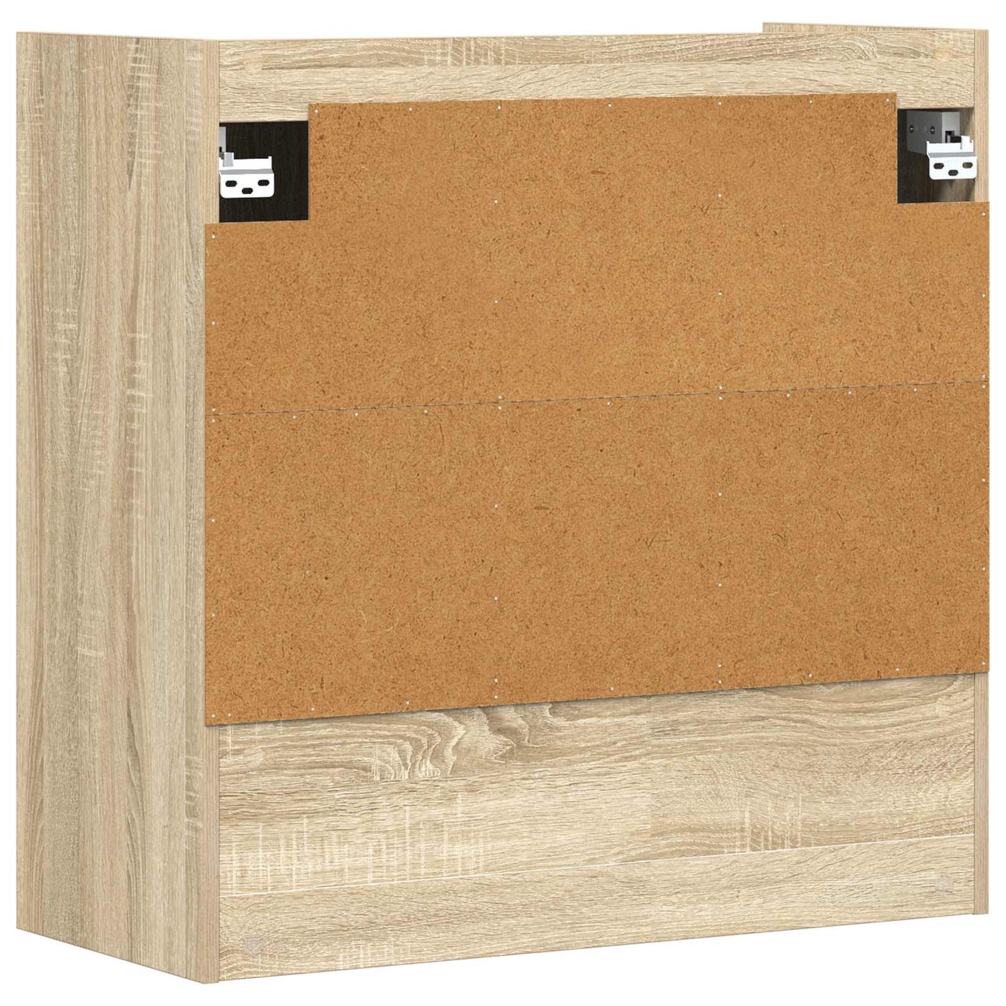 Wandplank Muurmontage Sonoma Eiken 80 x 36 x 80 cm Bewerkt hout is nu te koop bij PeponiXL, paradijselijk wonen!