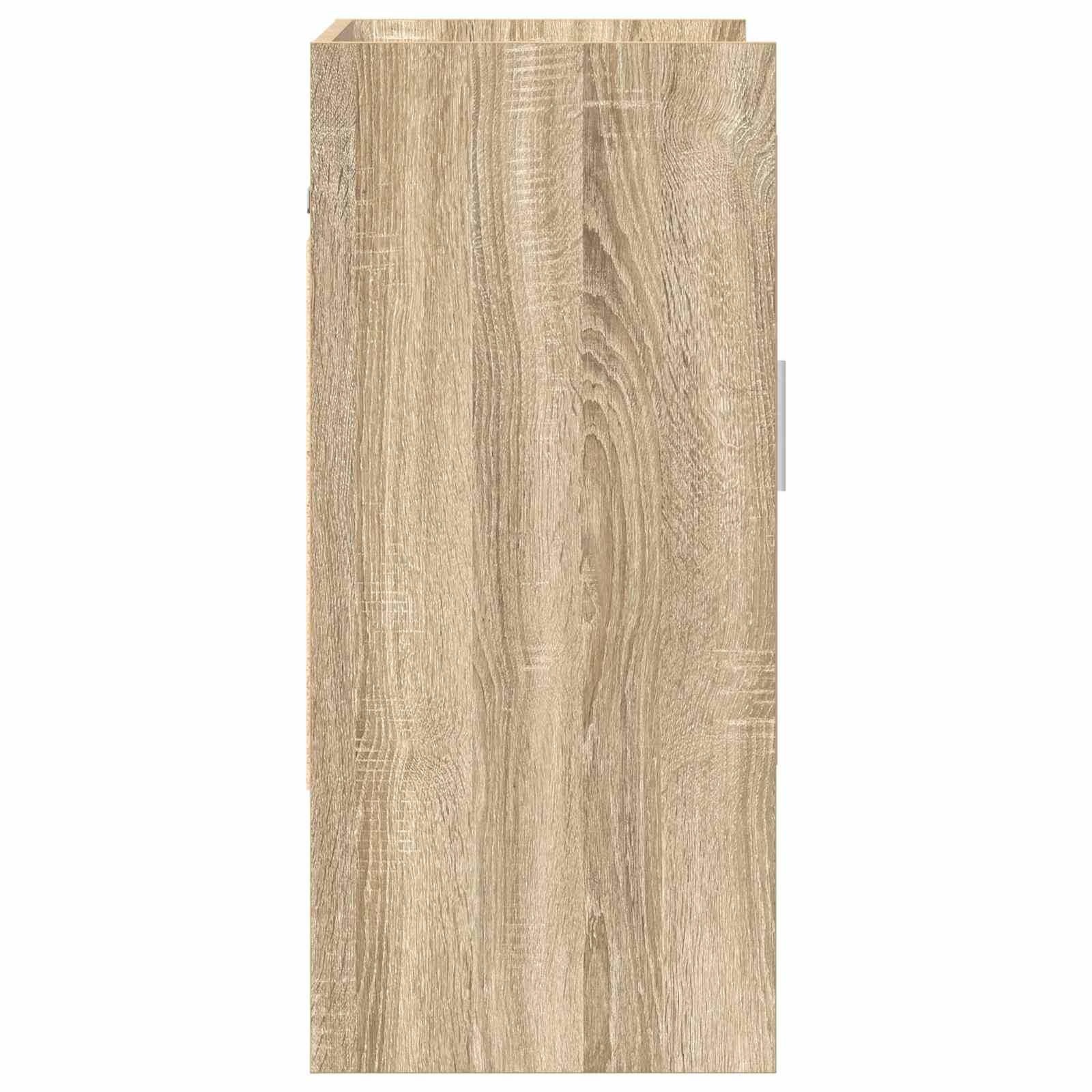 Wandplank Muurmontage Sonoma Eiken 80 x 36 x 80 cm Bewerkt hout is nu te koop bij PeponiXL, paradijselijk wonen!