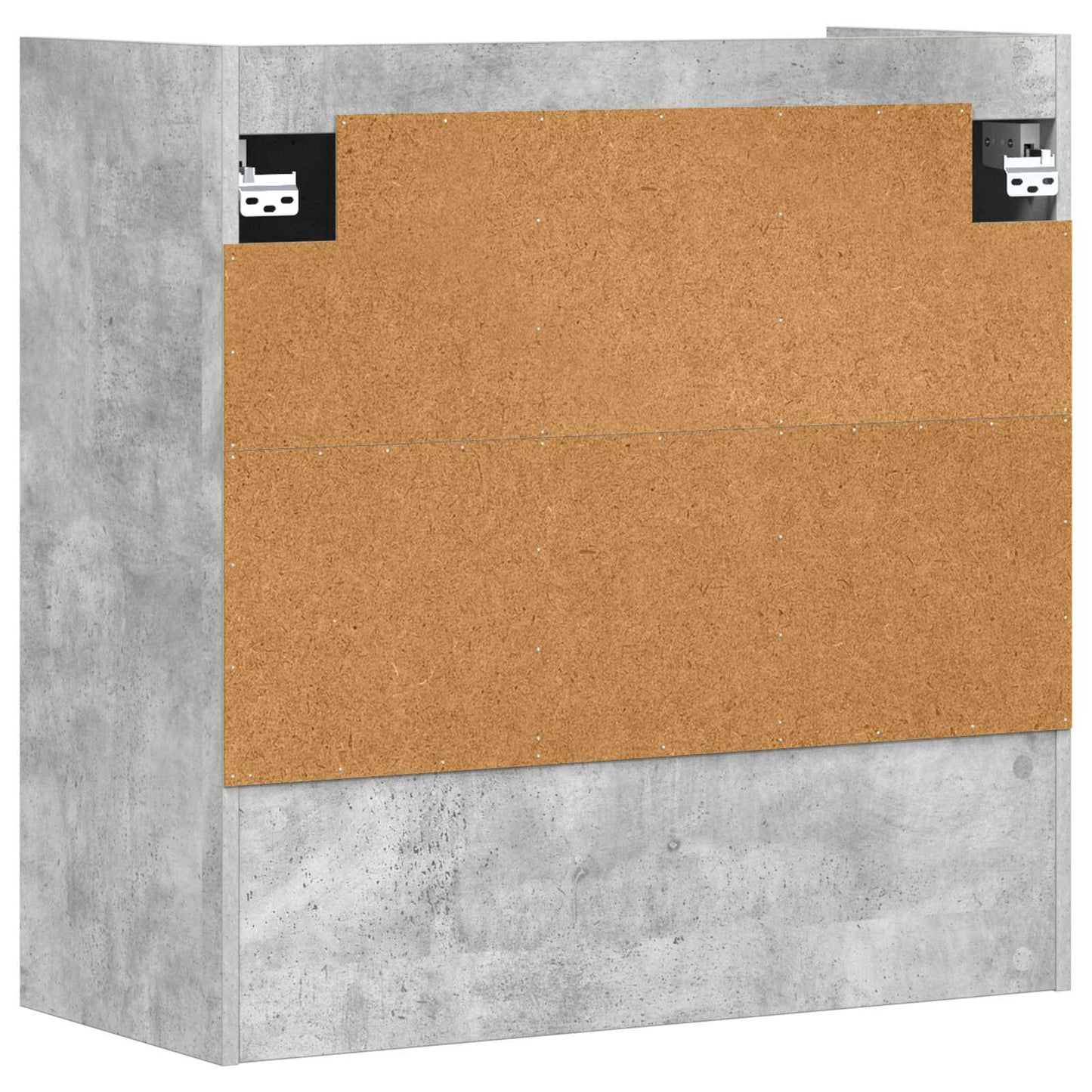 Wandplank Muurmontage Betongrijs 80 x 36 x 80 cm Bewerkt hout is nu te koop bij PeponiXL, paradijselijk wonen!