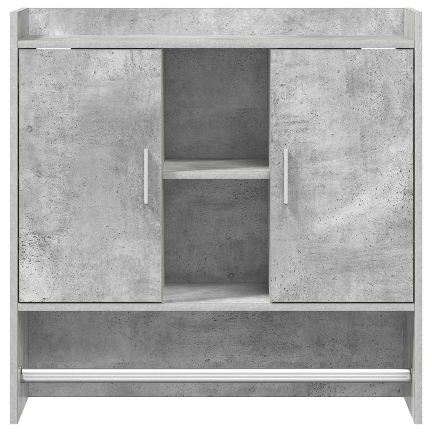 Wandplank Muurmontage Betongrijs 80 x 36 x 80 cm Bewerkt hout is nu te koop bij PeponiXL, paradijselijk wonen!