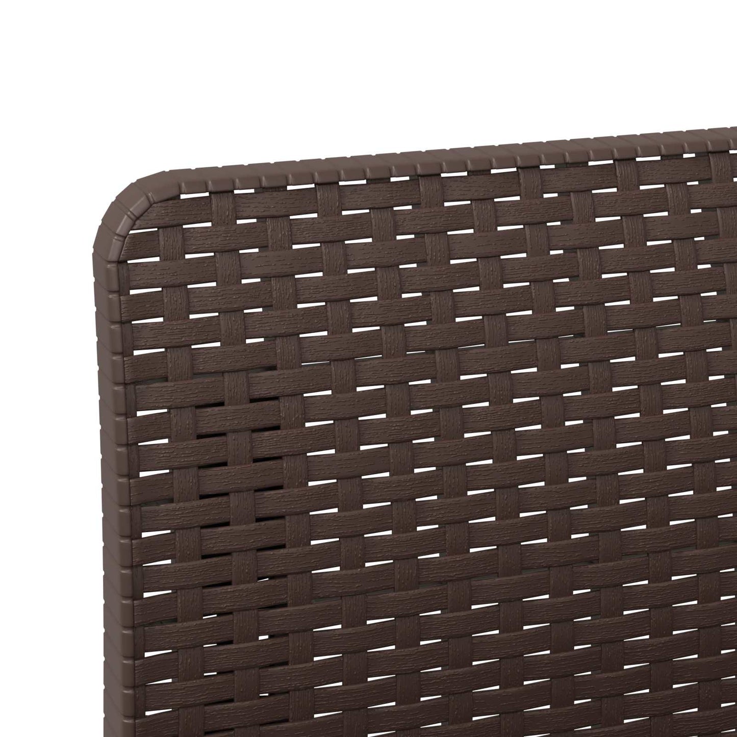 Eénpersoons Tuinbank met Kussen Rattan Look PP Bruin is nu te koop bij PeponiXL, paradijselijk wonen!