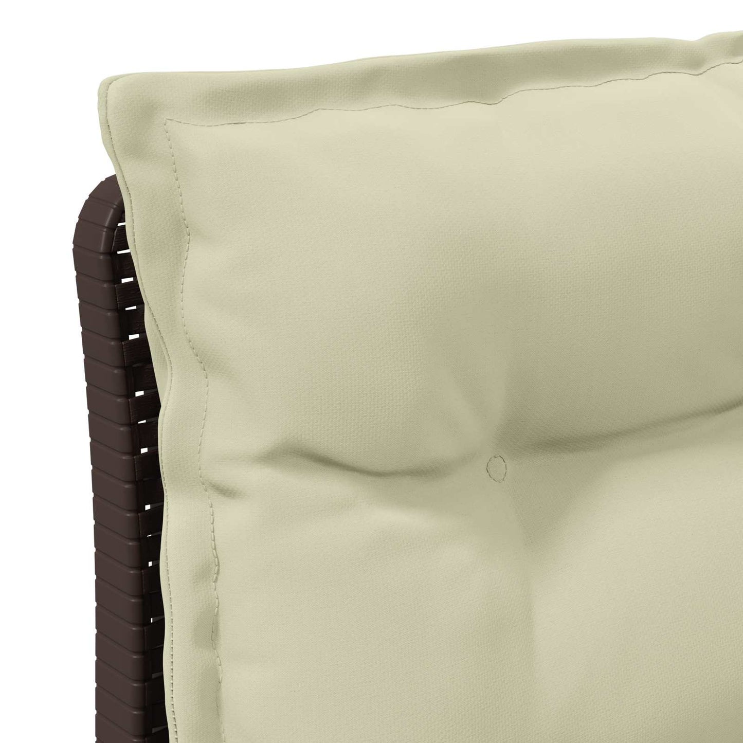 Eénpersoons Tuinbank met Kussens Rattan Look PP Bruin is nu te koop bij PeponiXL, paradijselijk wonen!