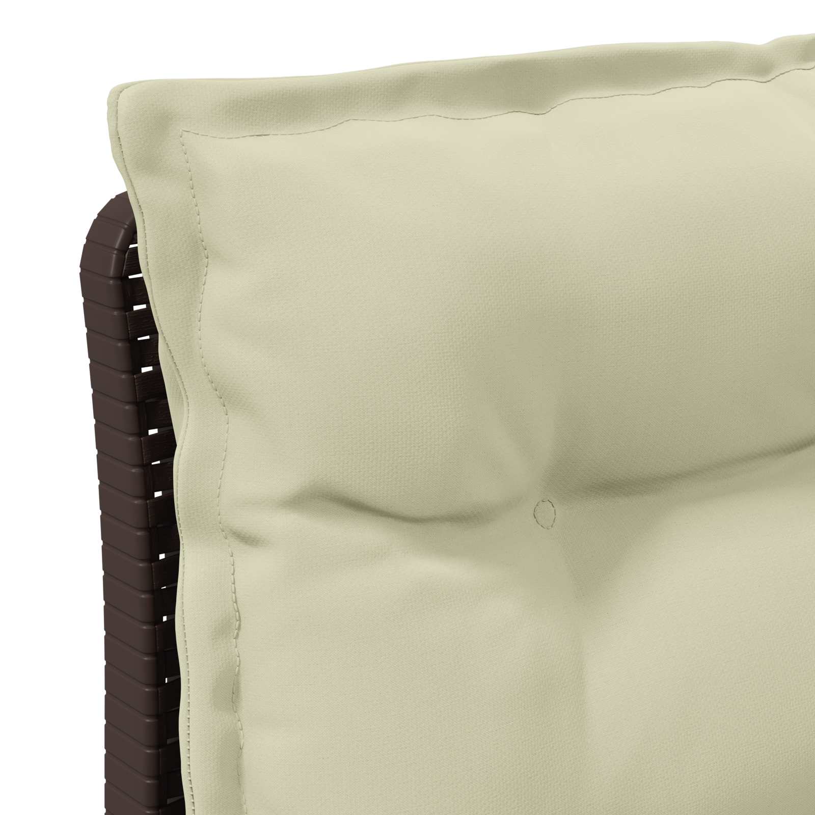 Eénpersoons Tuinbank met Kussens Rattan Look PP Bruin is nu te koop bij PeponiXL, paradijselijk wonen!