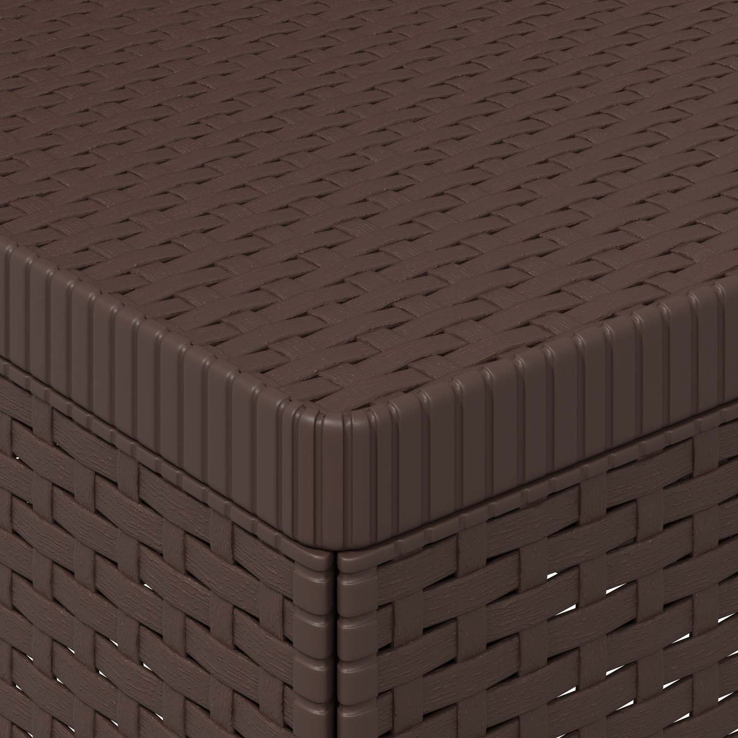 Eénpersoons Tuinbank Rattan Look PP Bruin is nu te koop bij PeponiXL, paradijselijk wonen!