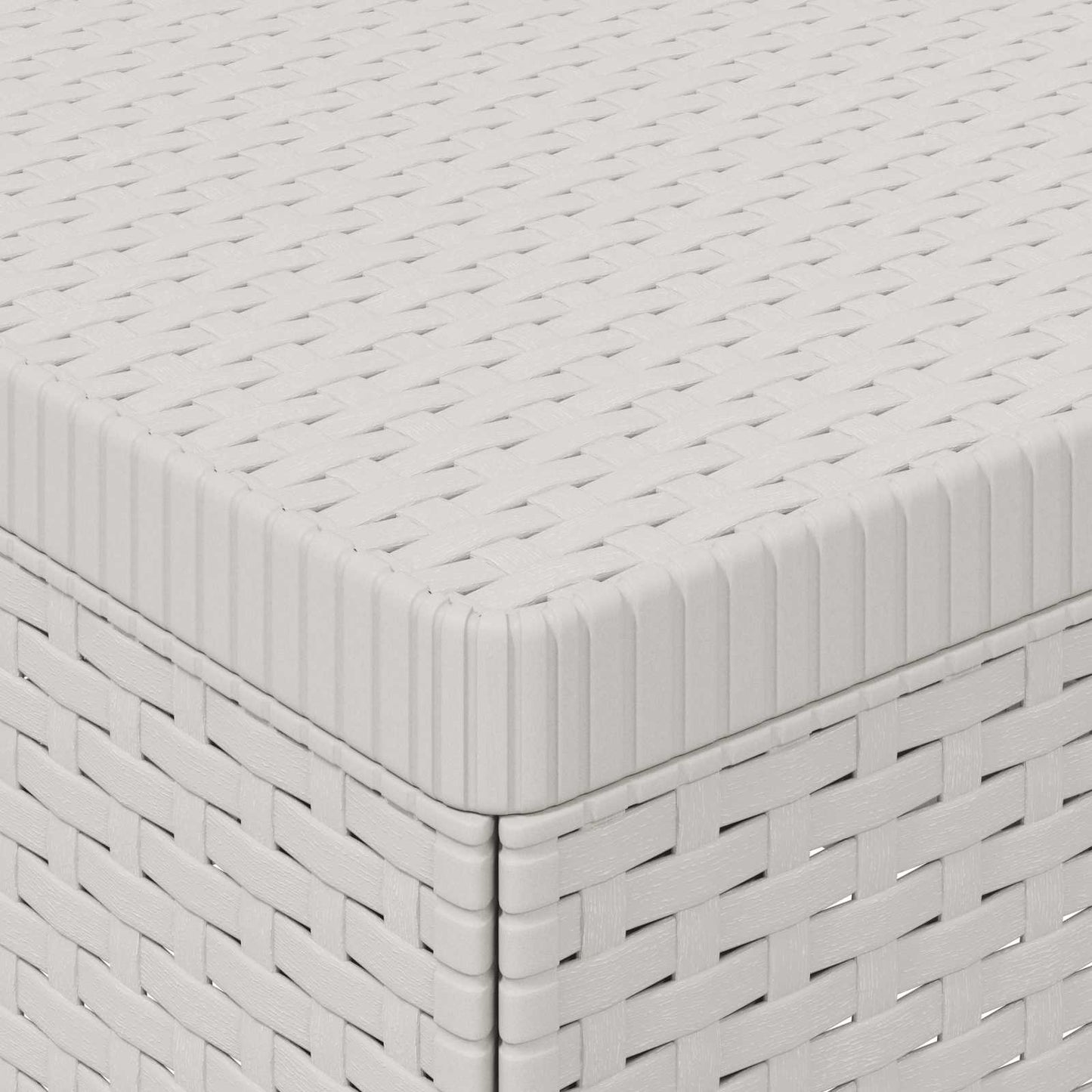 Eénpersoons Tuinbank Rattan Look PP Wit is nu te koop bij PeponiXL, paradijselijk wonen!