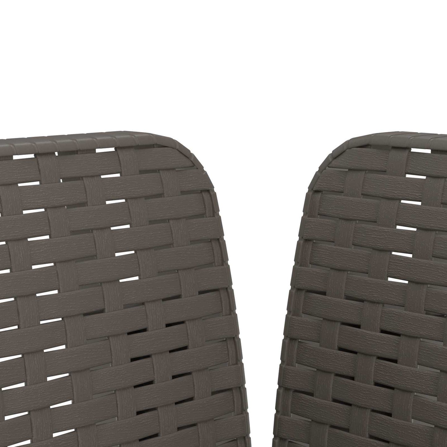 Eénpersoons Fauteuil Rattan Look PP Lichtgrijs is nu te koop bij PeponiXL, paradijselijk wonen!