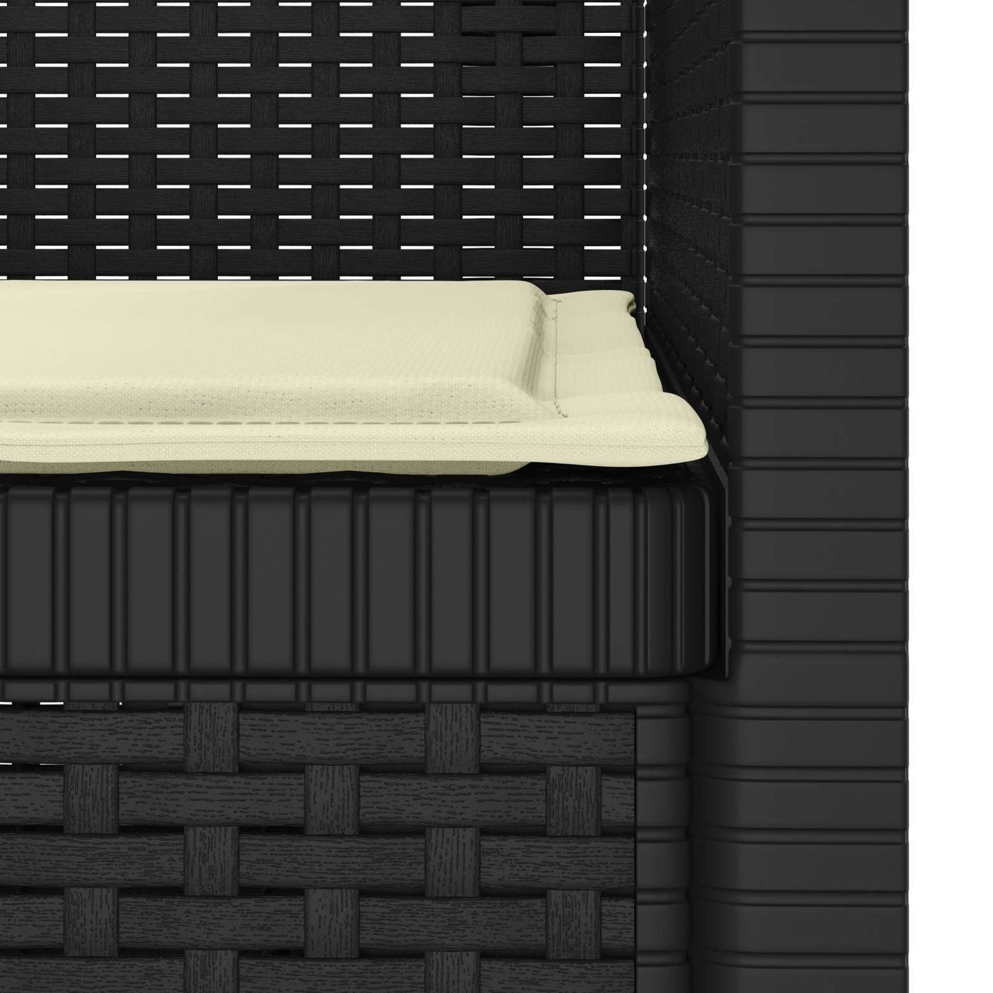 Eénpersoons Fauteuil met Kussen Rattan Look PP Antraciet is nu te koop bij PeponiXL, paradijselijk wonen!