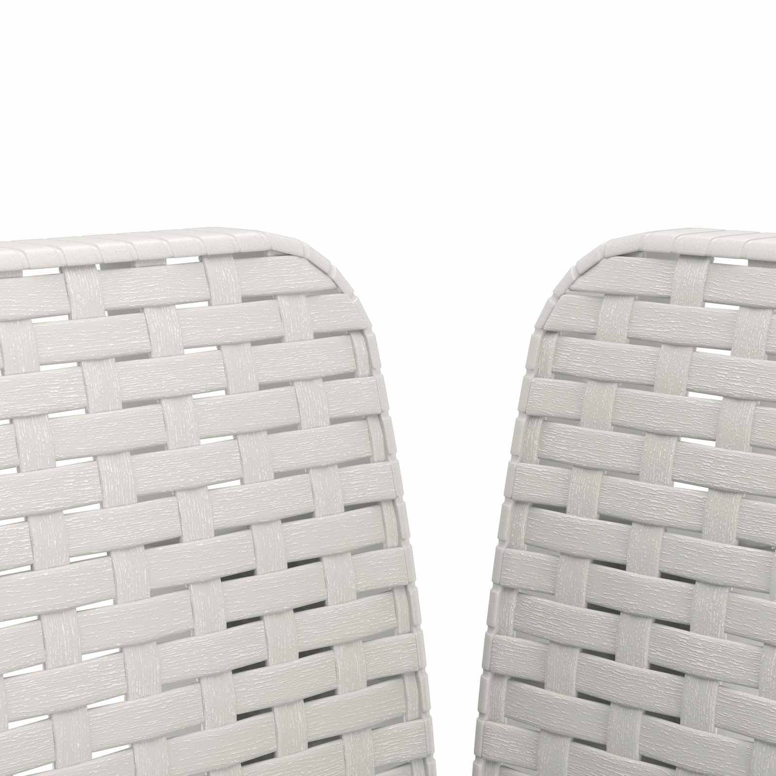 Eénpersoons Fauteuil met Kussen Rattan Look PP Wit is nu te koop bij PeponiXL, paradijselijk wonen!