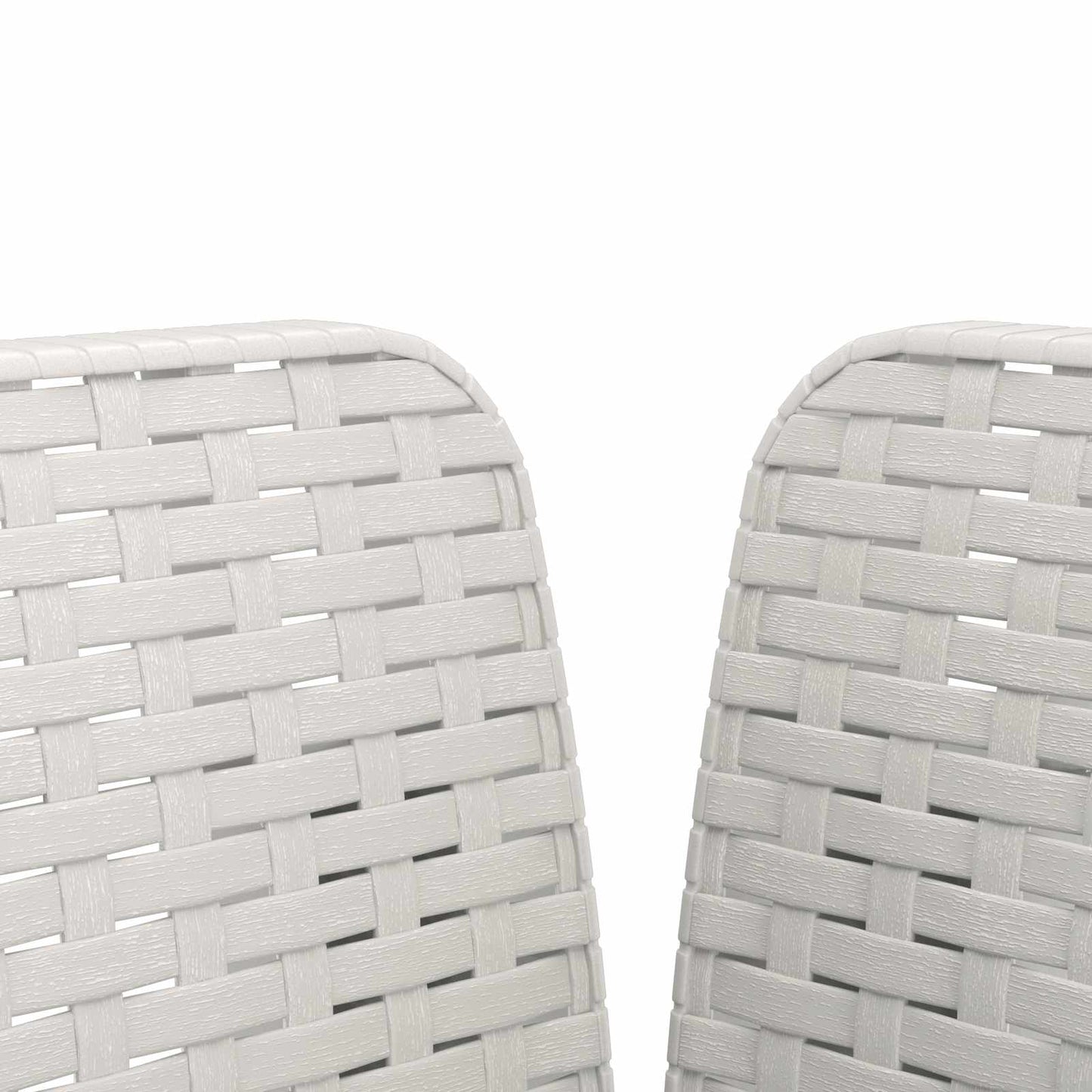 Eénpersoons Fauteuil met Kussen Rattan Look PP Wit is nu te koop bij PeponiXL, paradijselijk wonen!