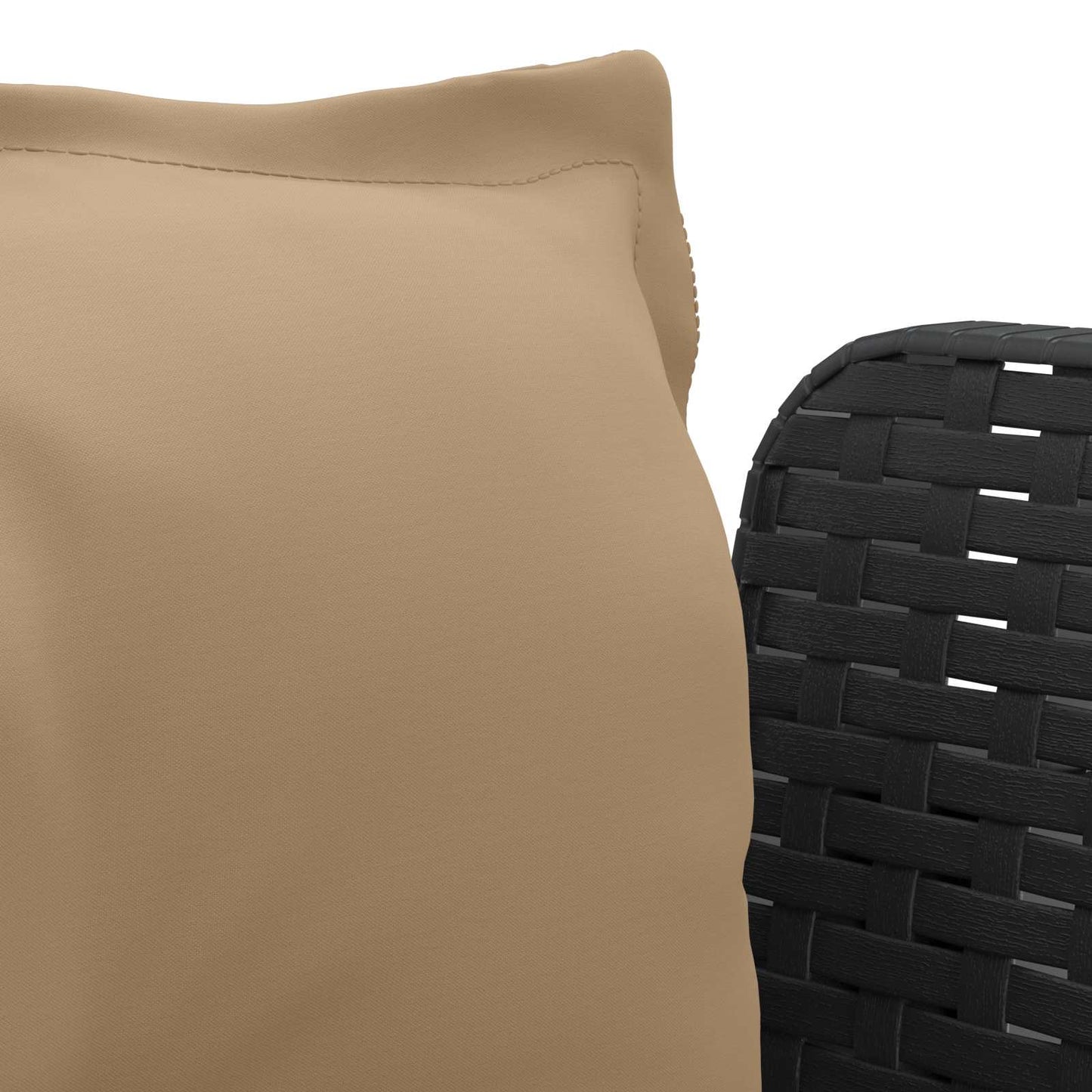 Eénpersoons Fauteuil met Kussens Rattan Look PP Antraciet is nu te koop bij PeponiXL, paradijselijk wonen!