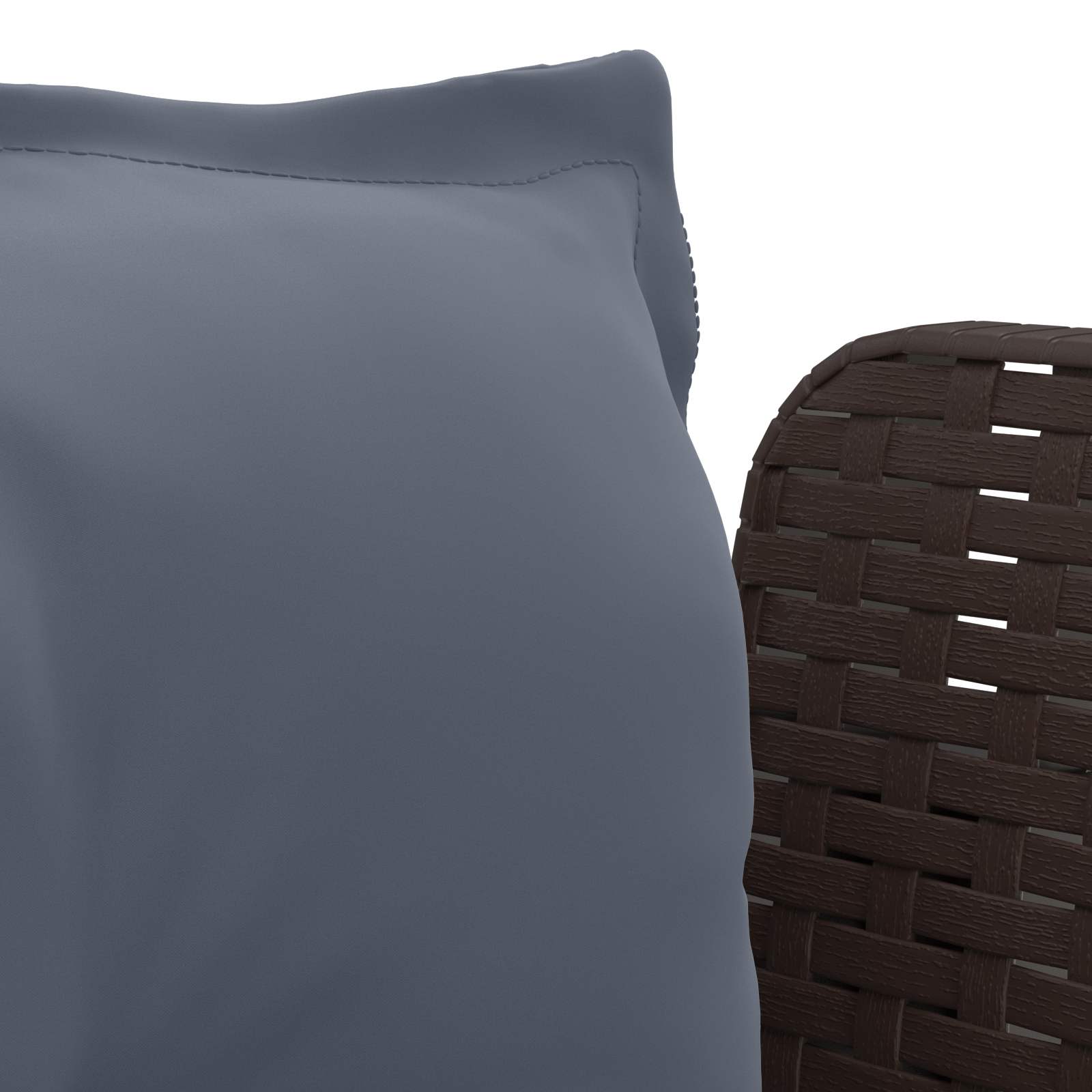 Eénpersoons Fauteuil met Kussens Rattan Look PP Bruin is nu te koop bij PeponiXL, paradijselijk wonen!