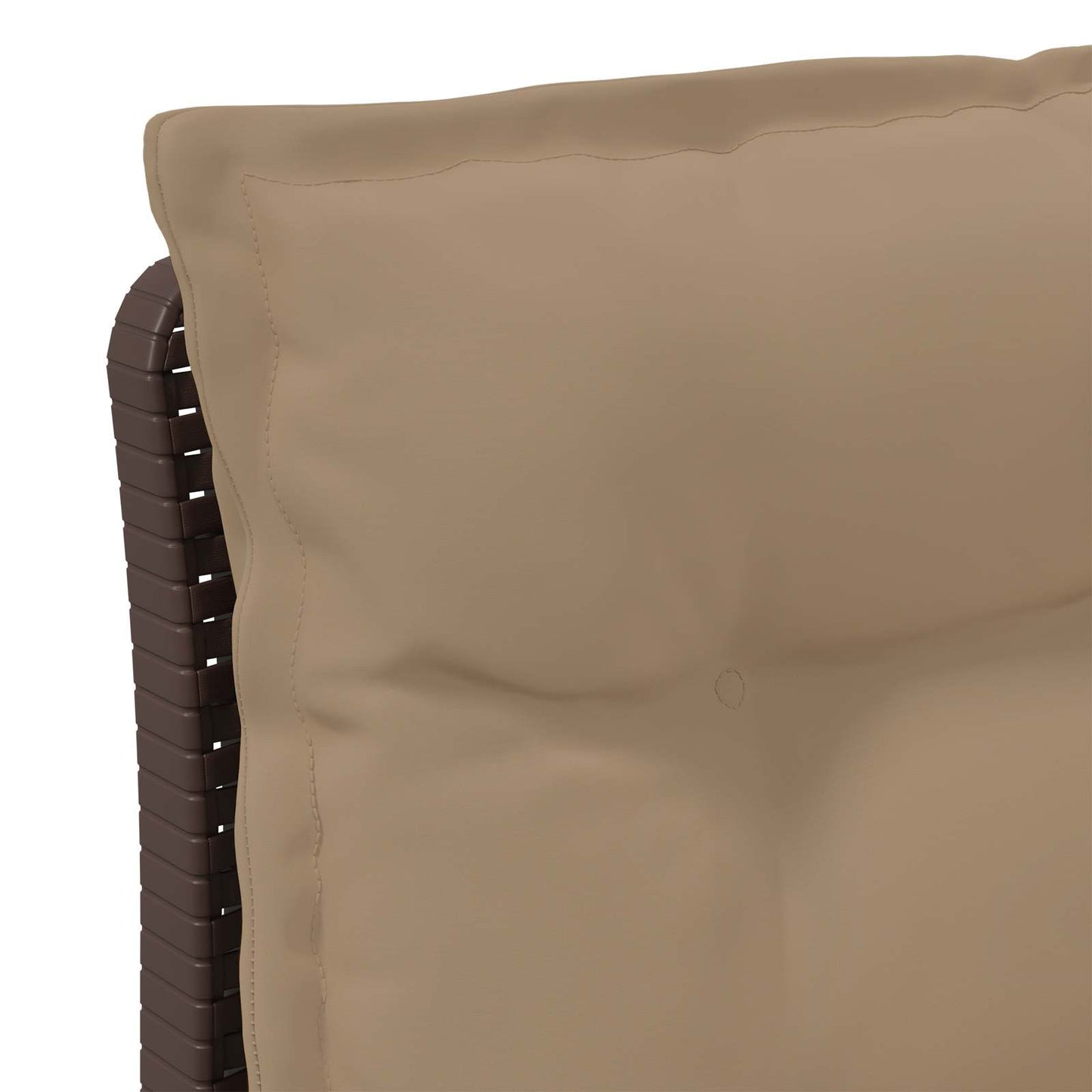 3-zits tuinbank met kussens in rattanlook PP Bruin is nu te koop bij PeponiXL, paradijselijk wonen!