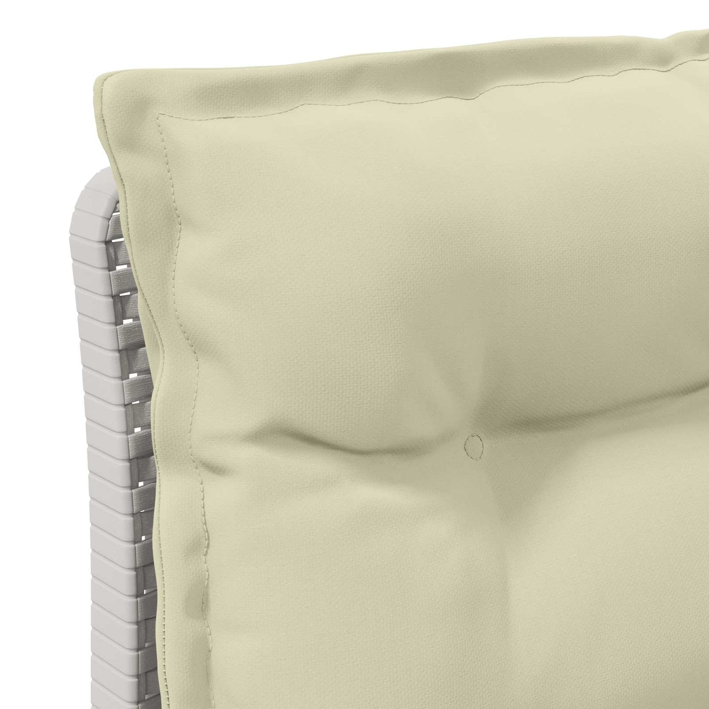 3-zits tuinbank met kussens in rattanlook PP Wit is nu te koop bij PeponiXL, paradijselijk wonen!