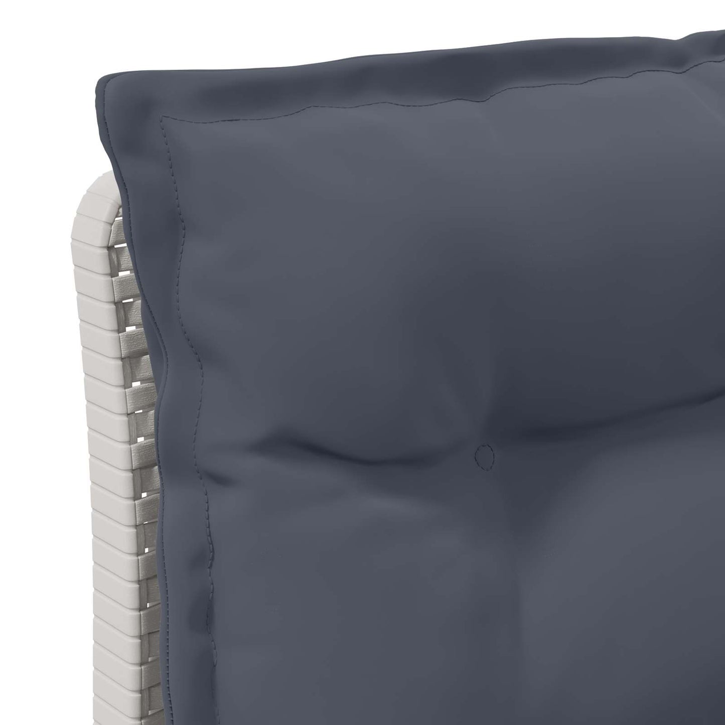 3-zits tuinbank met kussens in rattanlook PP Wit is nu te koop bij PeponiXL, paradijselijk wonen!