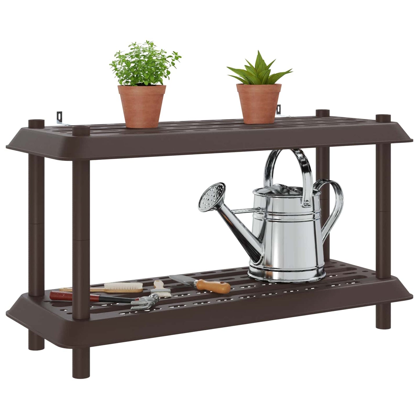 Plankenunit 2-laags 100 x 40 x 55,5 cm PP Bruin is nu te koop bij PeponiXL, paradijselijk wonen!