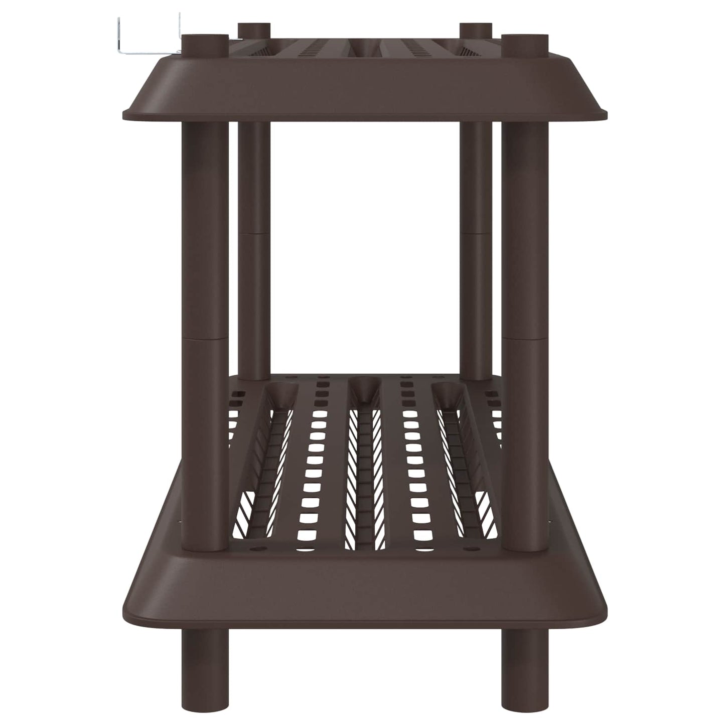 Plankenunit 2-laags 100 x 40 x 55,5 cm PP Bruin is nu te koop bij PeponiXL, paradijselijk wonen!