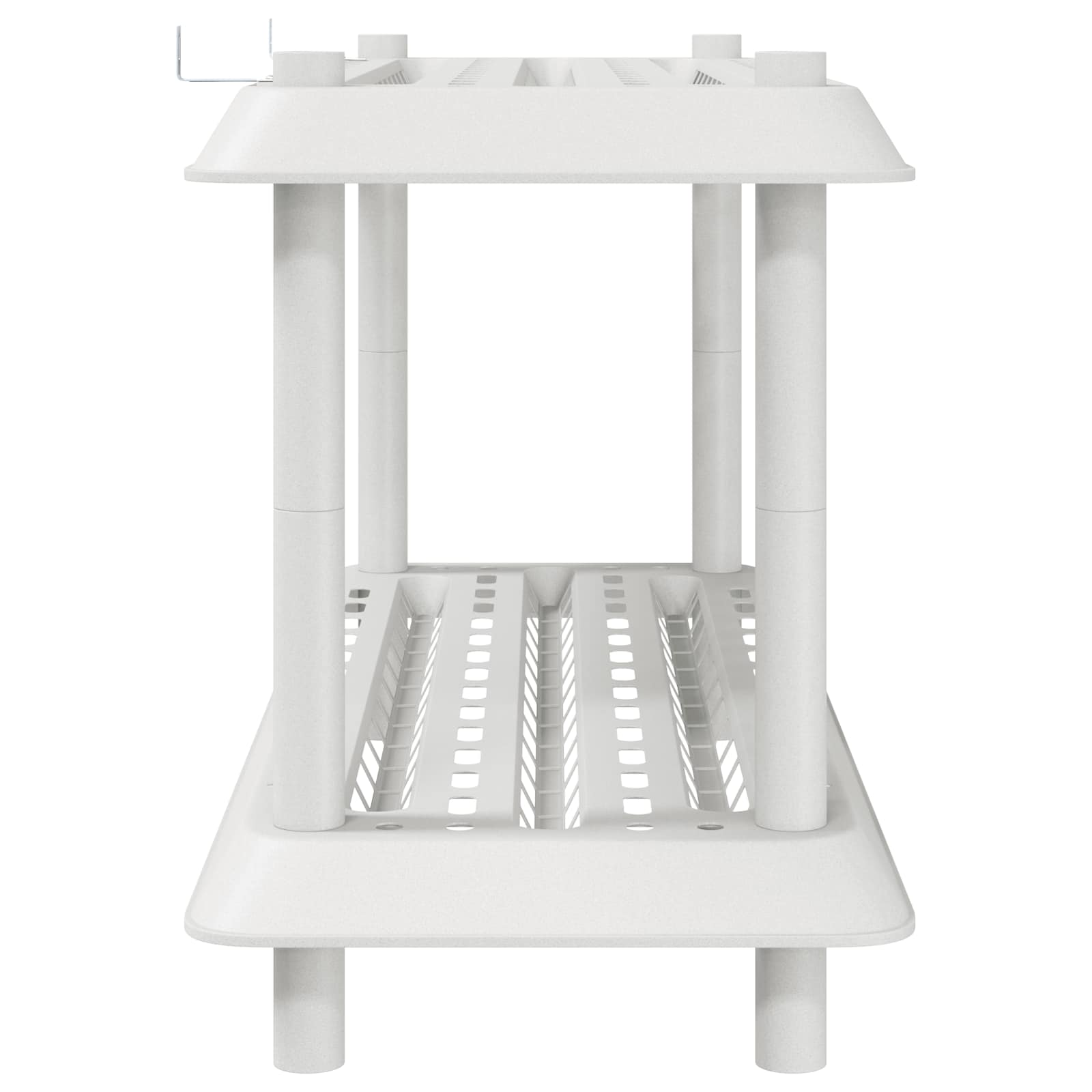 Plankenunit 2-laags 100 x 40 x 55,5 cm PP Wit is nu te koop bij PeponiXL, paradijselijk wonen!