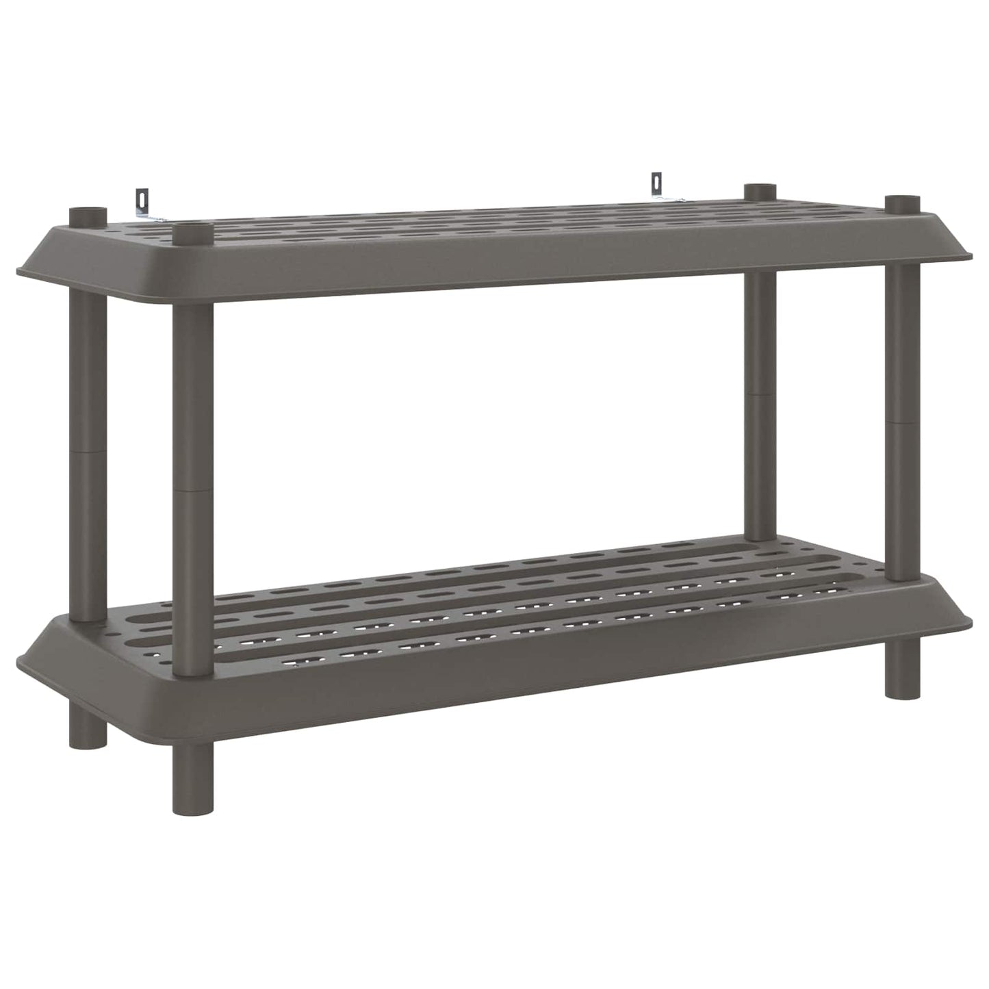 Plankenunit 2-laags 100 x 40 x 55,5 cm PP Lichtgrijs is nu te koop bij PeponiXL, paradijselijk wonen!