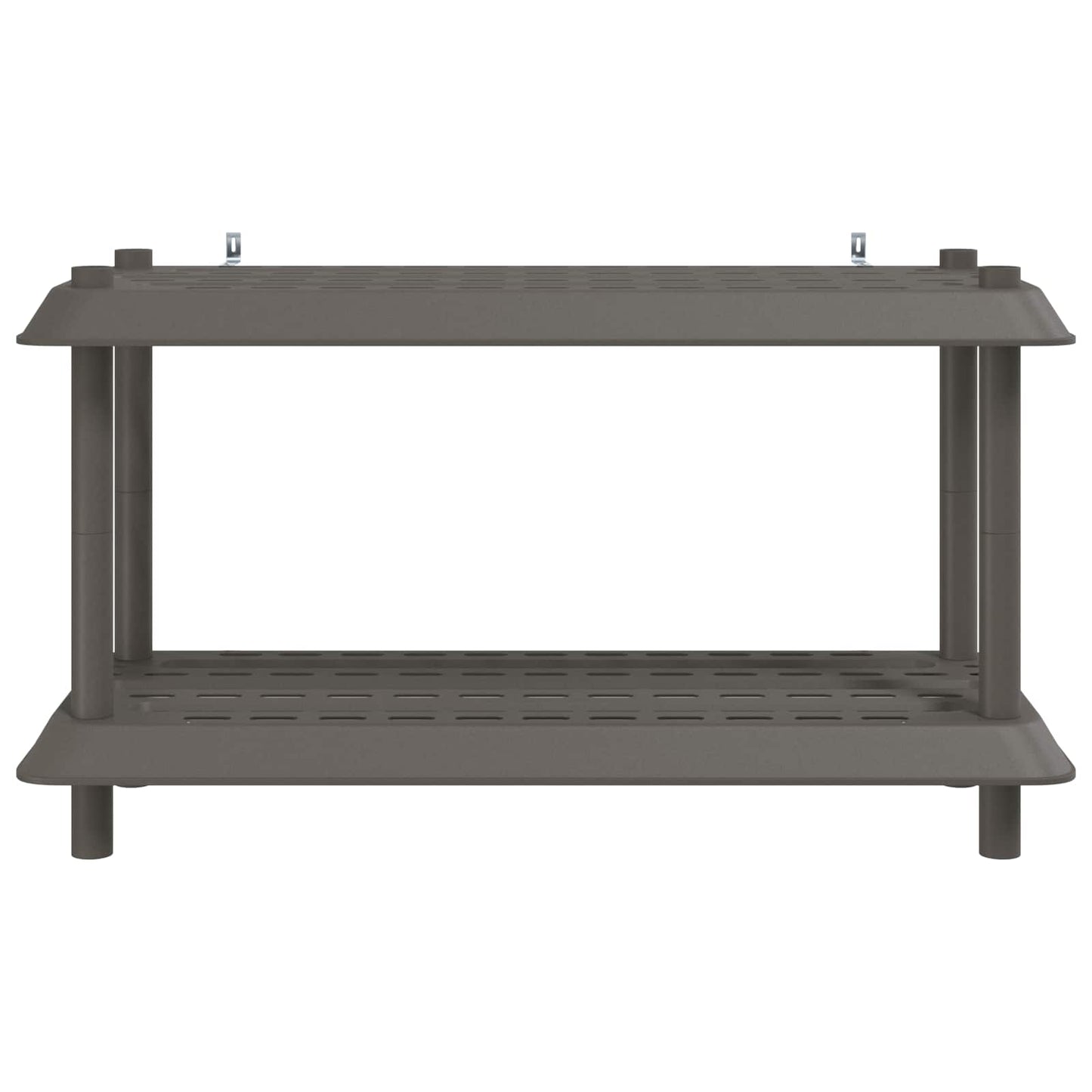 Plankenunit 2-laags 100 x 40 x 55,5 cm PP Lichtgrijs is nu te koop bij PeponiXL, paradijselijk wonen!