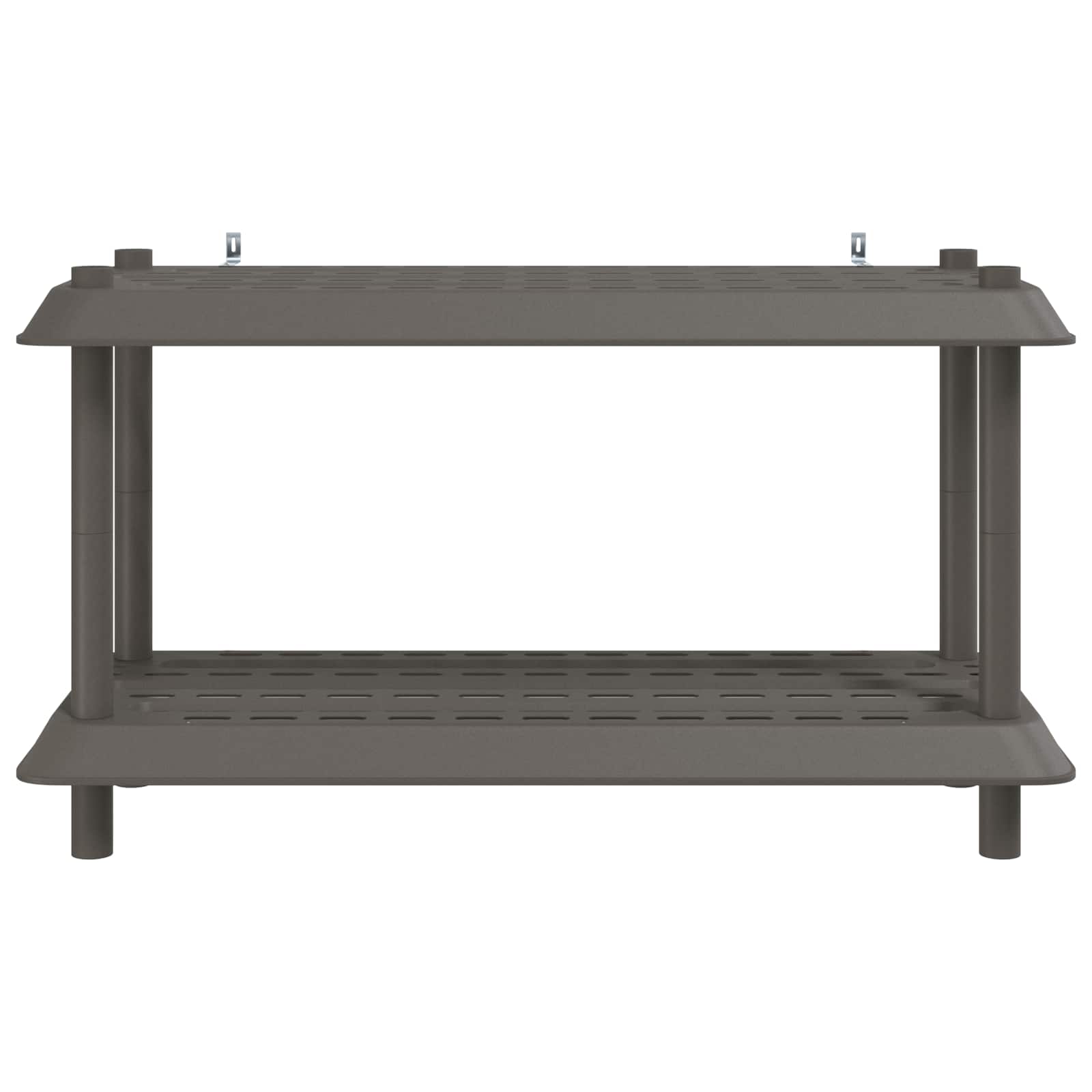 Plankenunit 2-laags 100 x 40 x 55,5 cm PP Lichtgrijs is nu te koop bij PeponiXL, paradijselijk wonen!