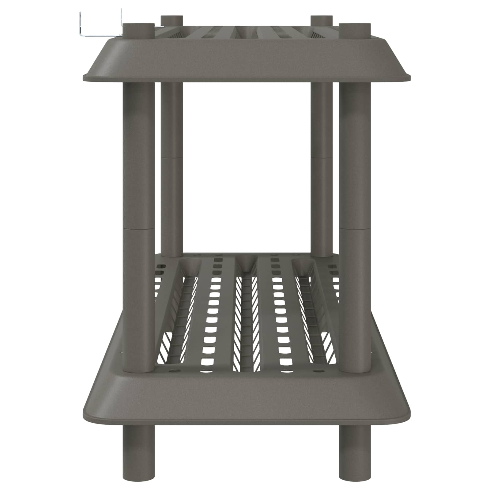 Plankenunit 2-laags 100 x 40 x 55,5 cm PP Lichtgrijs is nu te koop bij PeponiXL, paradijselijk wonen!