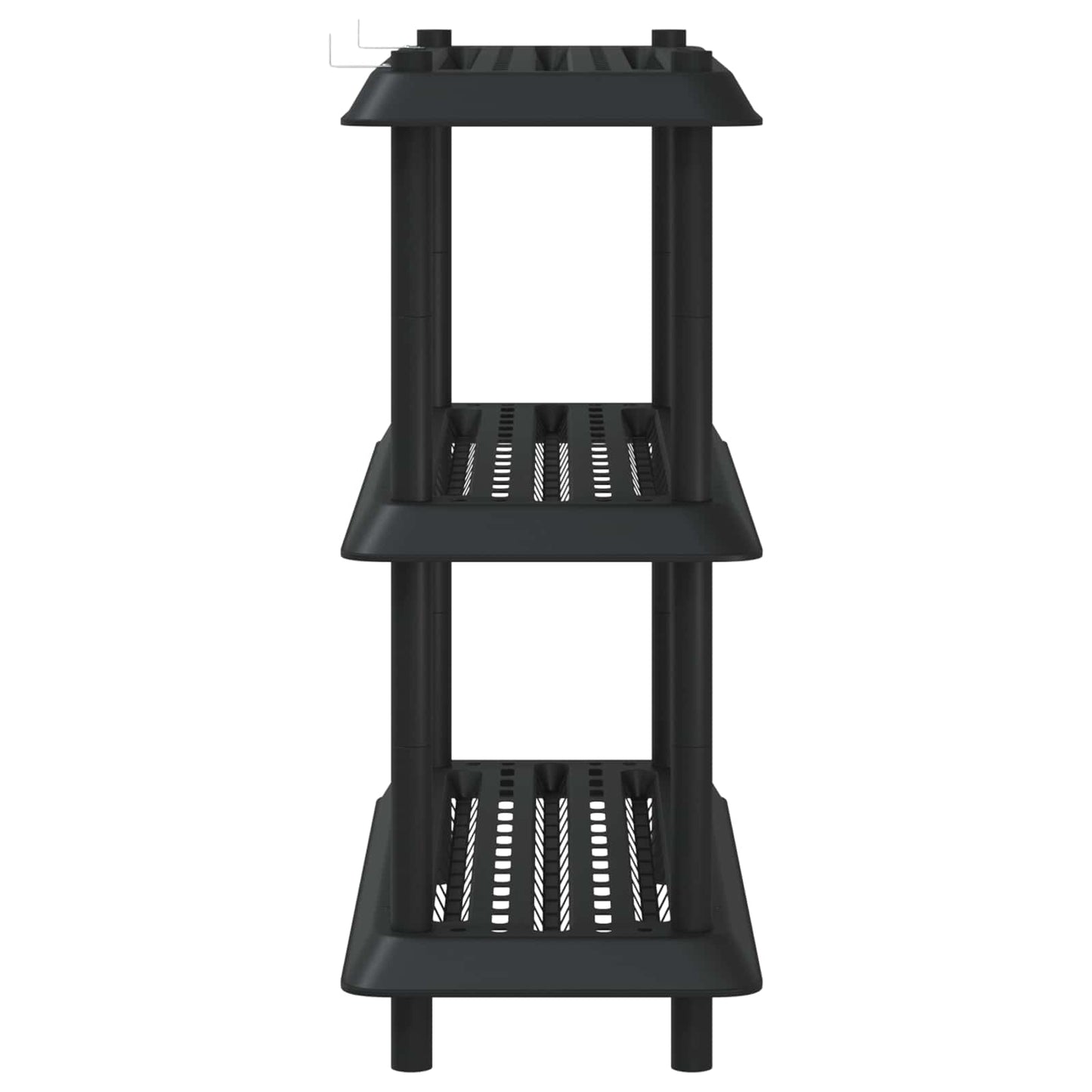 Plankenunit 3-laags 100 x 40 x 96 cm PP Antracietkleurig is nu te koop bij PeponiXL, paradijselijk wonen!