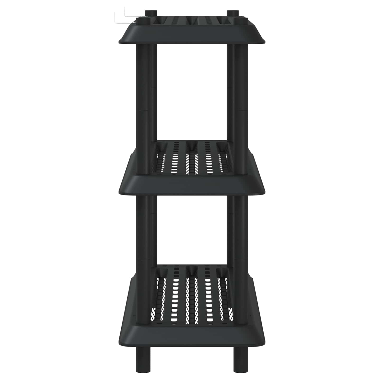 Plankenunit 3-laags 100 x 40 x 96 cm PP Antracietkleurig is nu te koop bij PeponiXL, paradijselijk wonen!