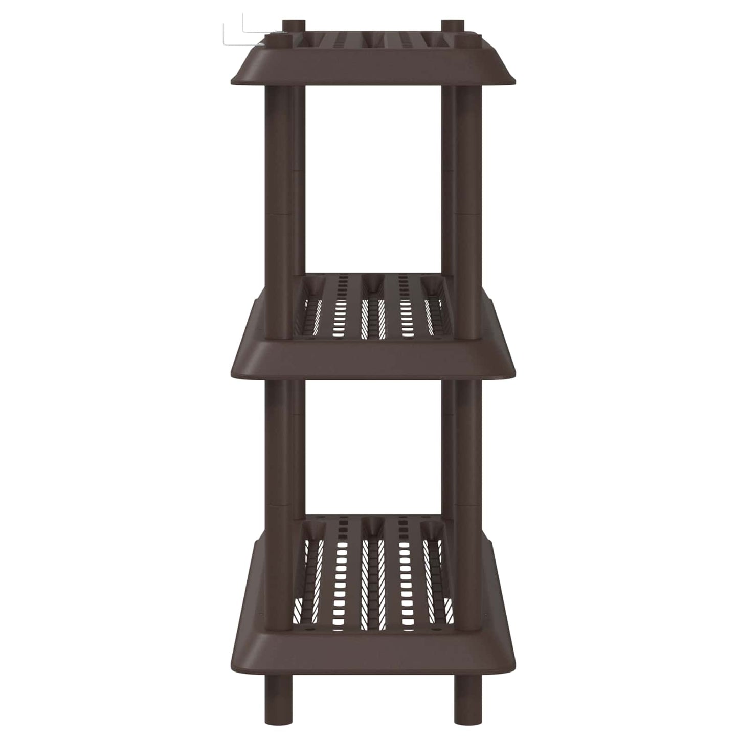 Plankenunit 3-laags 100 x 40 x 96 cm PP Bruin is nu te koop bij PeponiXL, paradijselijk wonen!