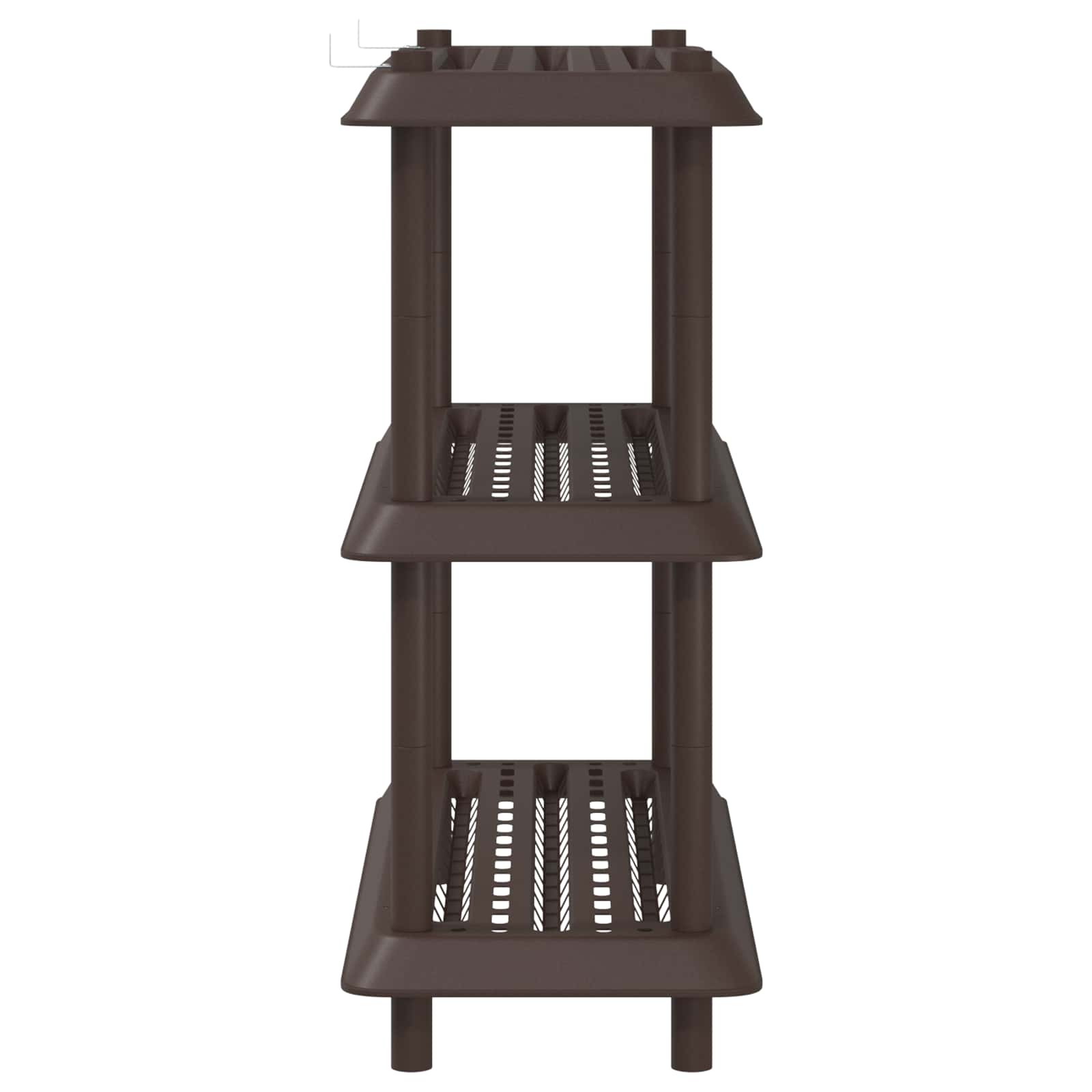 Plankenunit 3-laags 100 x 40 x 96 cm PP Bruin is nu te koop bij PeponiXL, paradijselijk wonen!