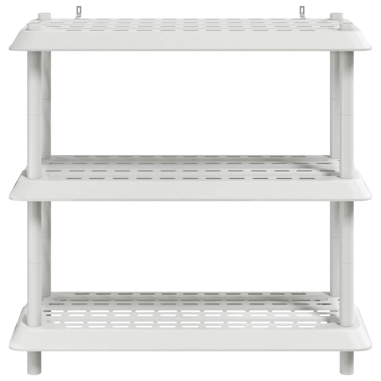 Plankenunit 3-laags 100 x 40 x 96 cm PP Wit is nu te koop bij PeponiXL, paradijselijk wonen!