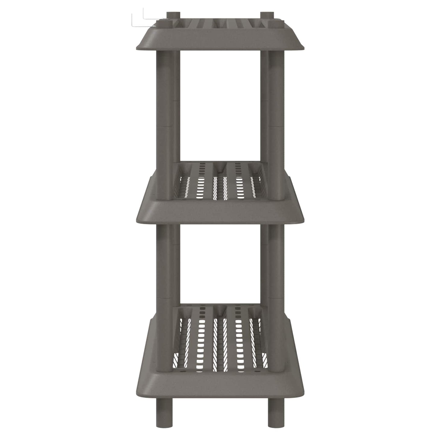 Plankenunit 3-laags 100 x 40 x 96 cm PP Lichtgrijs is nu te koop bij PeponiXL, paradijselijk wonen!