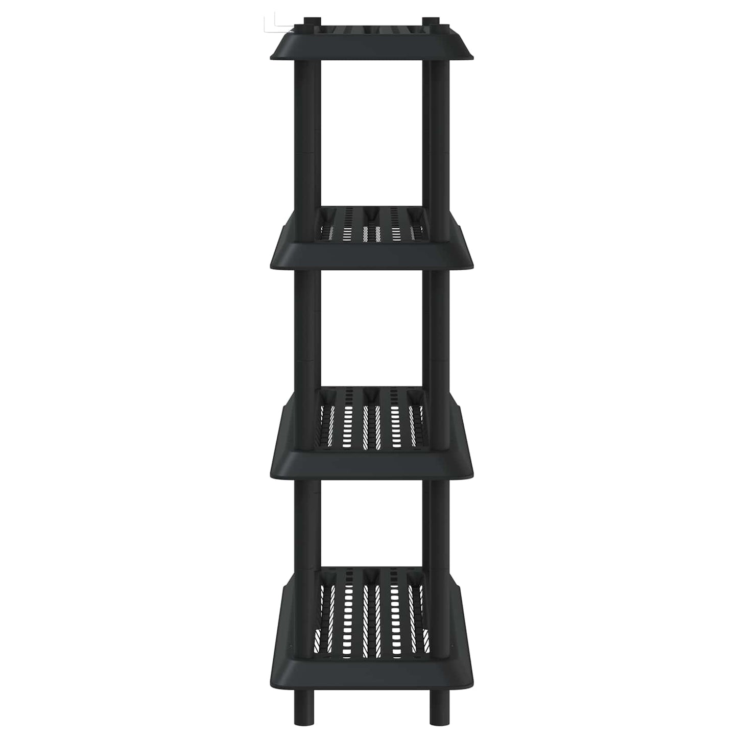 Plankenunit 4-laags 100 x 40 x 136,5 cm PP Antracietkleurig is nu te koop bij PeponiXL, paradijselijk wonen!