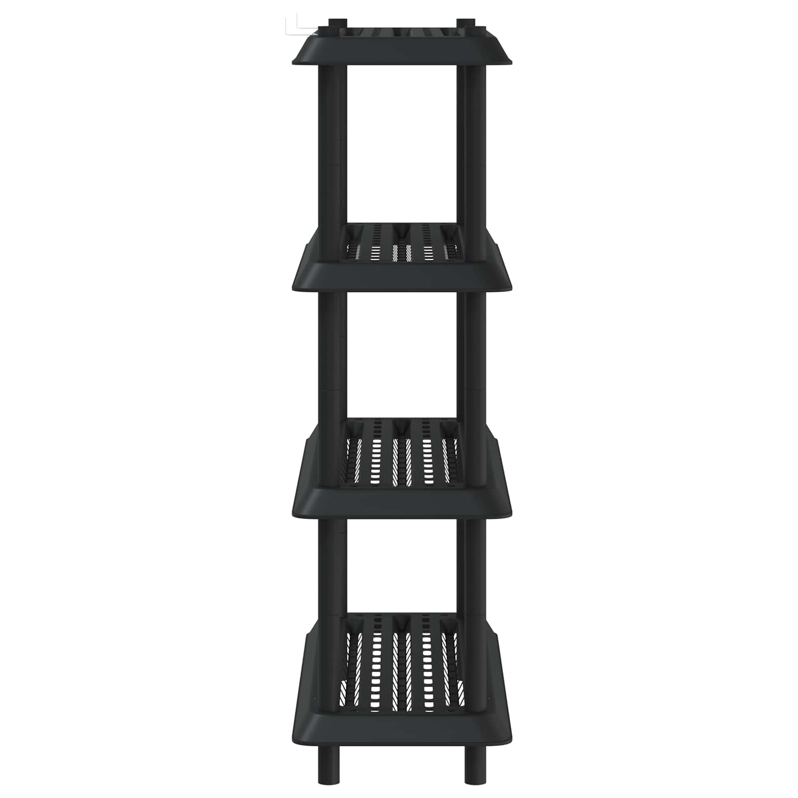Plankenunit 4-laags 100 x 40 x 136,5 cm PP Antracietkleurig is nu te koop bij PeponiXL, paradijselijk wonen!