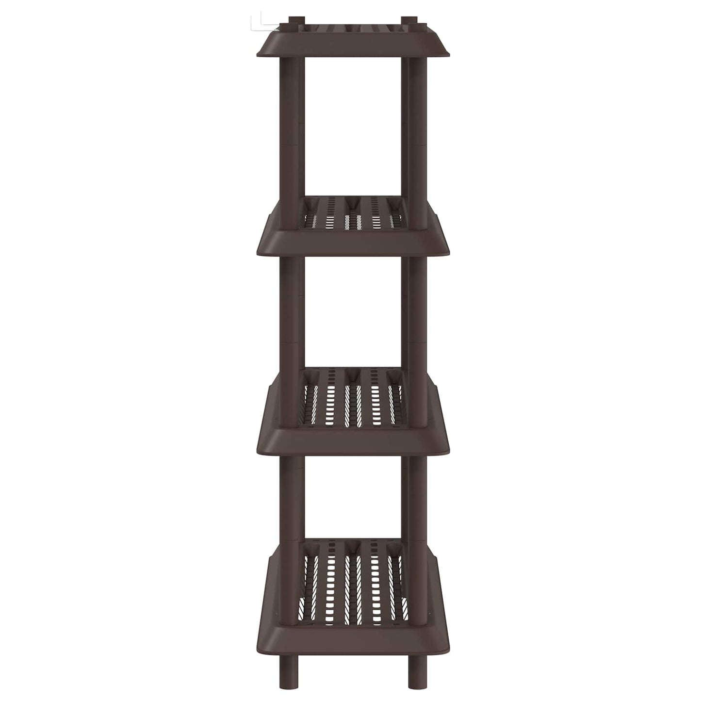 Plankenunit 4-laags 100 x 40 x 136,5 cm PP Bruin is nu te koop bij PeponiXL, paradijselijk wonen!