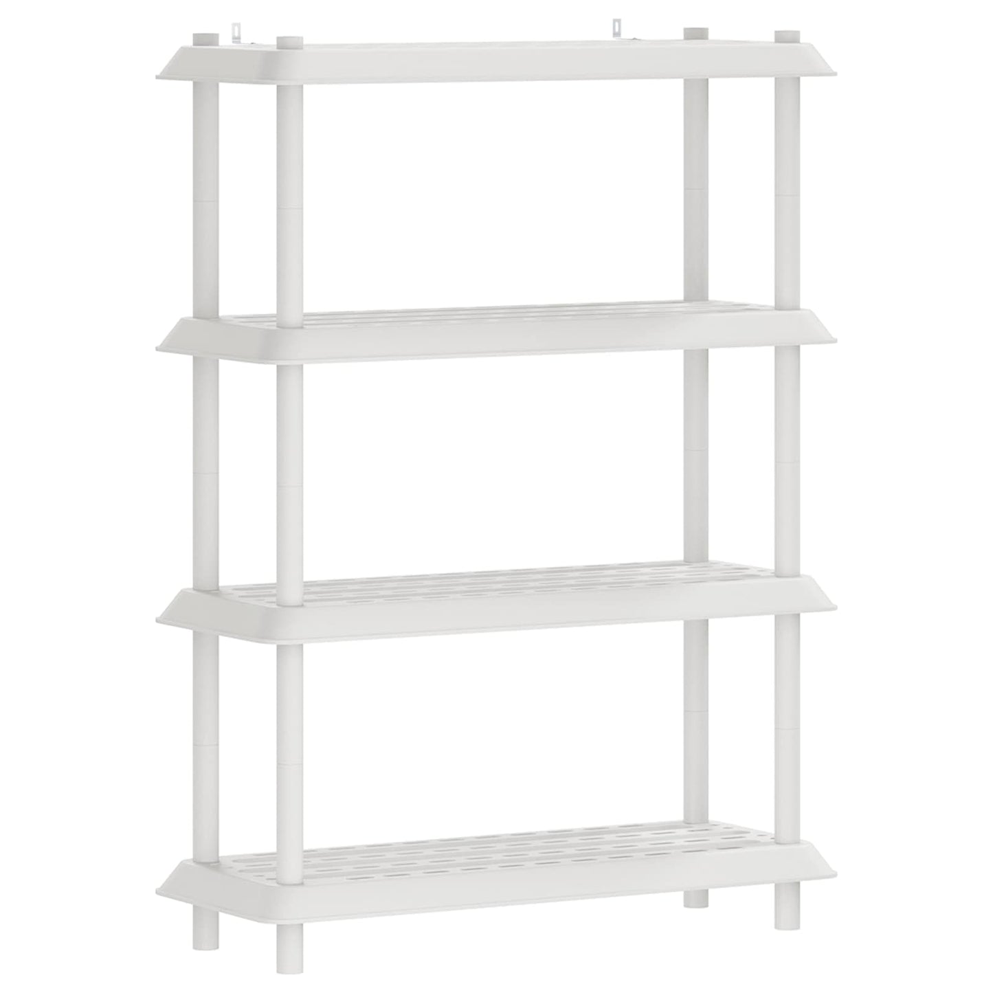 Plankenunit 4-laags 100 x 40 x 136,5 cm PP Wit is nu te koop bij PeponiXL, paradijselijk wonen!
