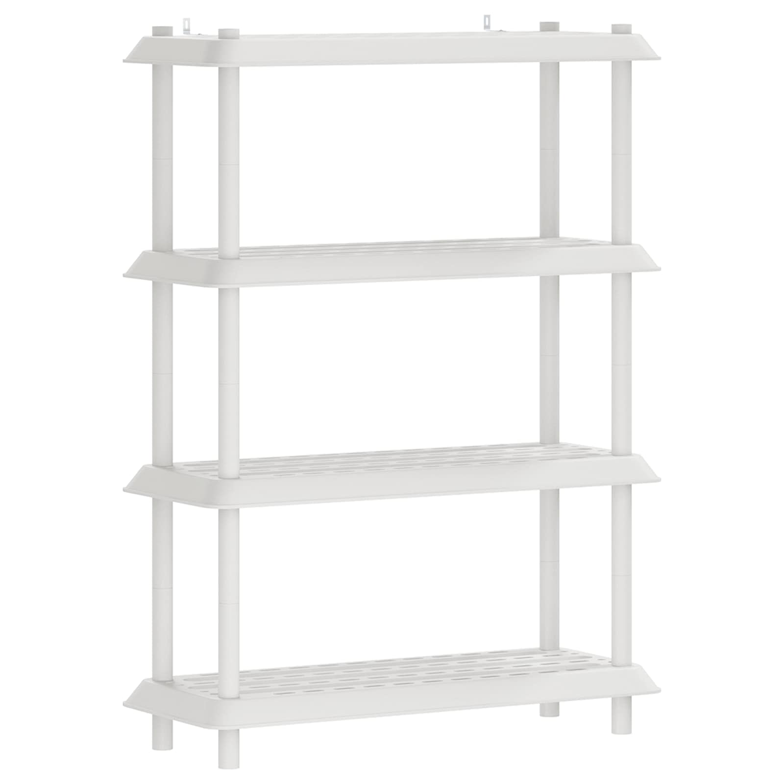 Plankenunit 4-laags 100 x 40 x 136,5 cm PP Wit is nu te koop bij PeponiXL, paradijselijk wonen!
