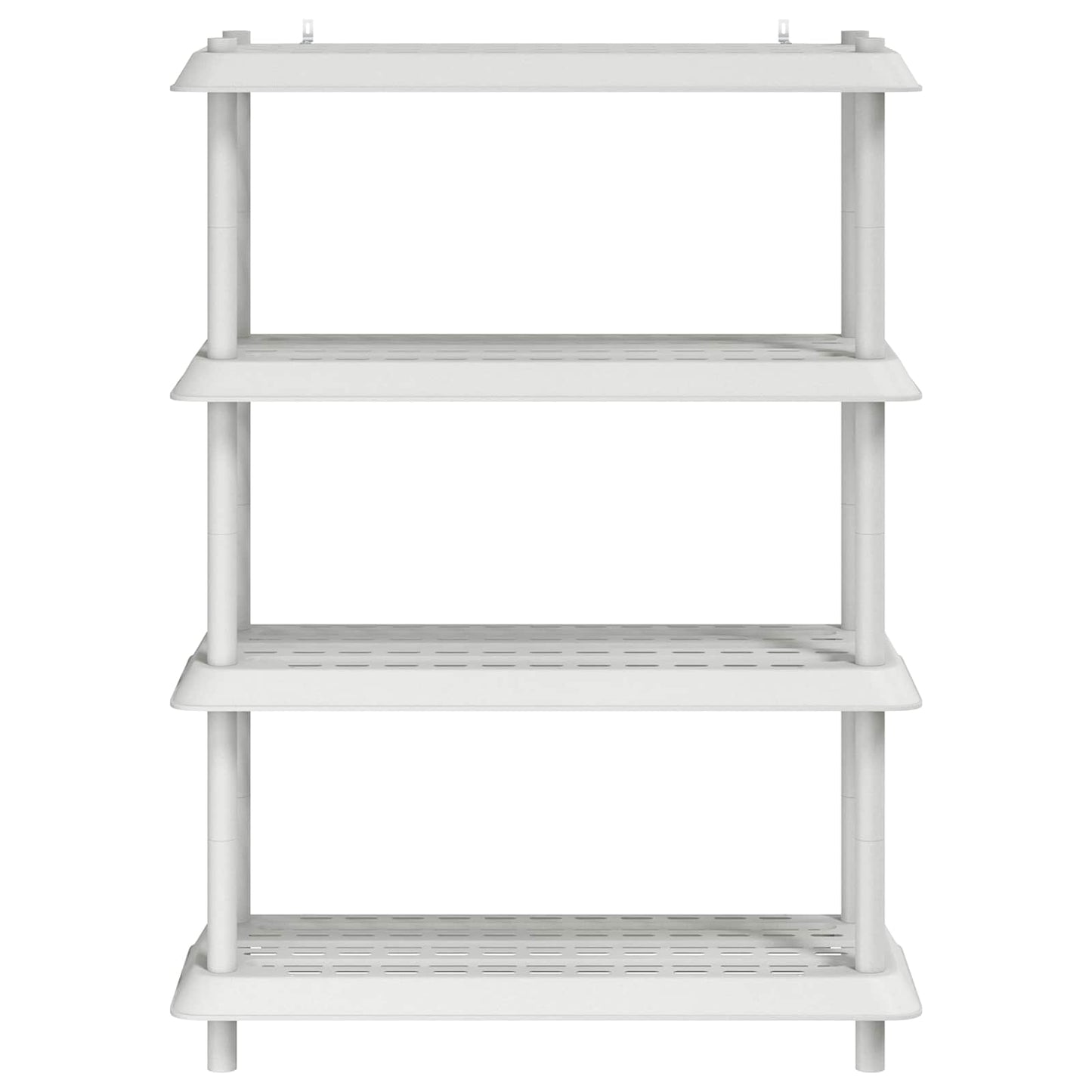Plankenunit 4-laags 100 x 40 x 136,5 cm PP Wit is nu te koop bij PeponiXL, paradijselijk wonen!