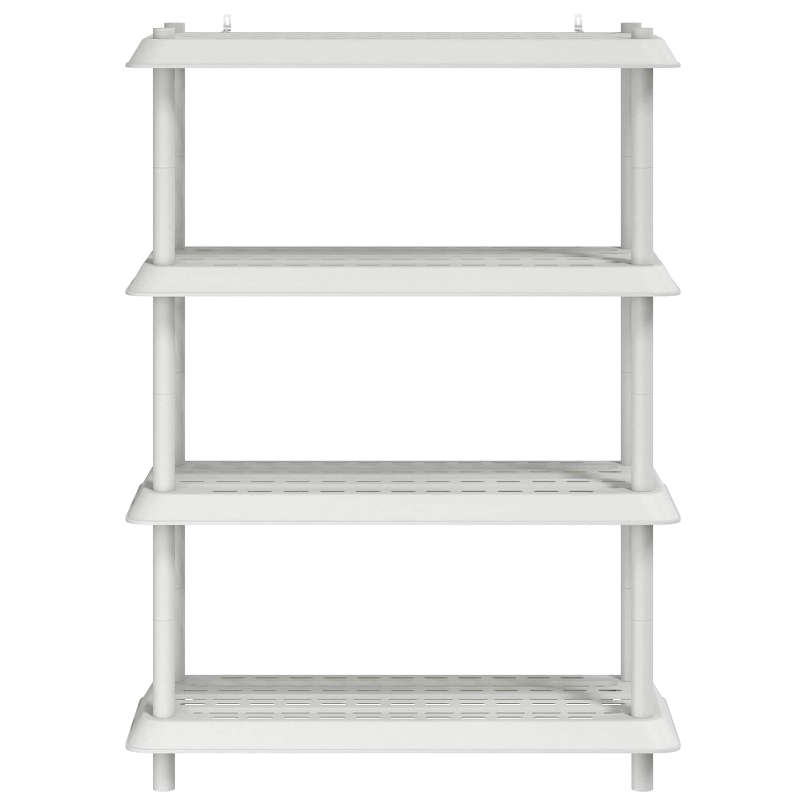 Plankenunit 4-laags 100 x 40 x 136,5 cm PP Wit is nu te koop bij PeponiXL, paradijselijk wonen!