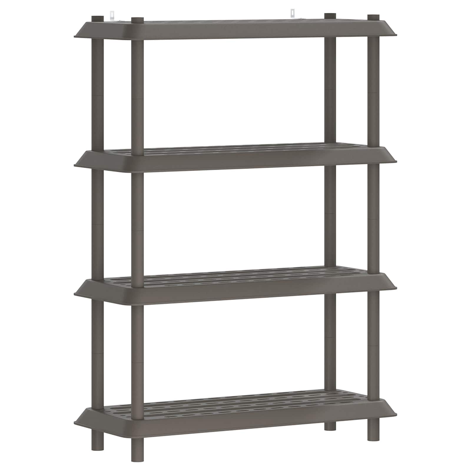 Plankenunit 4-laags 100 x 40 x 136,5 cm PP Lichtgrijs is nu te koop bij PeponiXL, paradijselijk wonen!