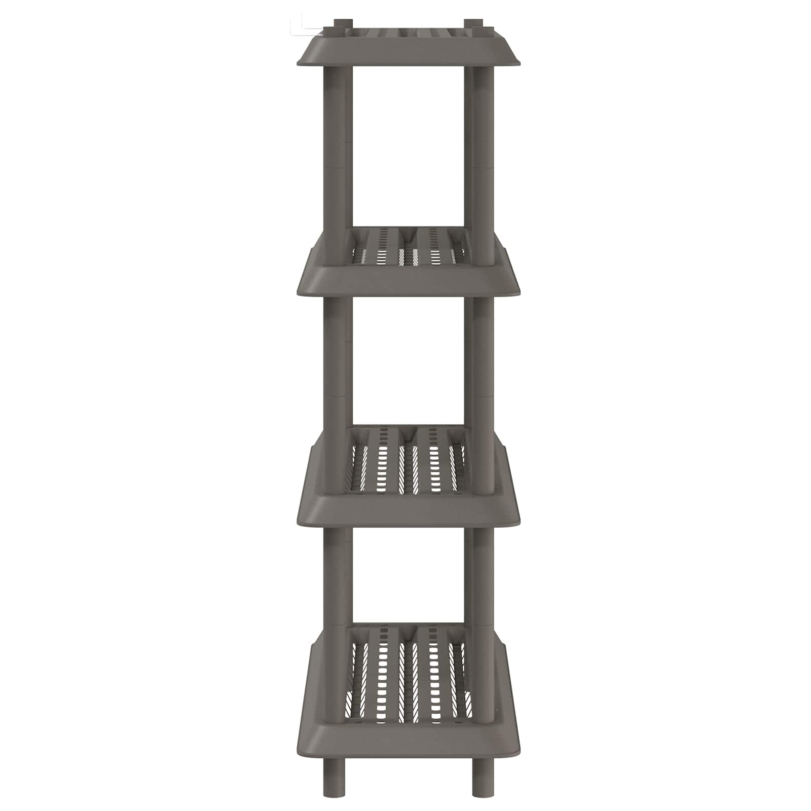 Plankenunit 4-laags 100 x 40 x 136,5 cm PP Lichtgrijs is nu te koop bij PeponiXL, paradijselijk wonen!