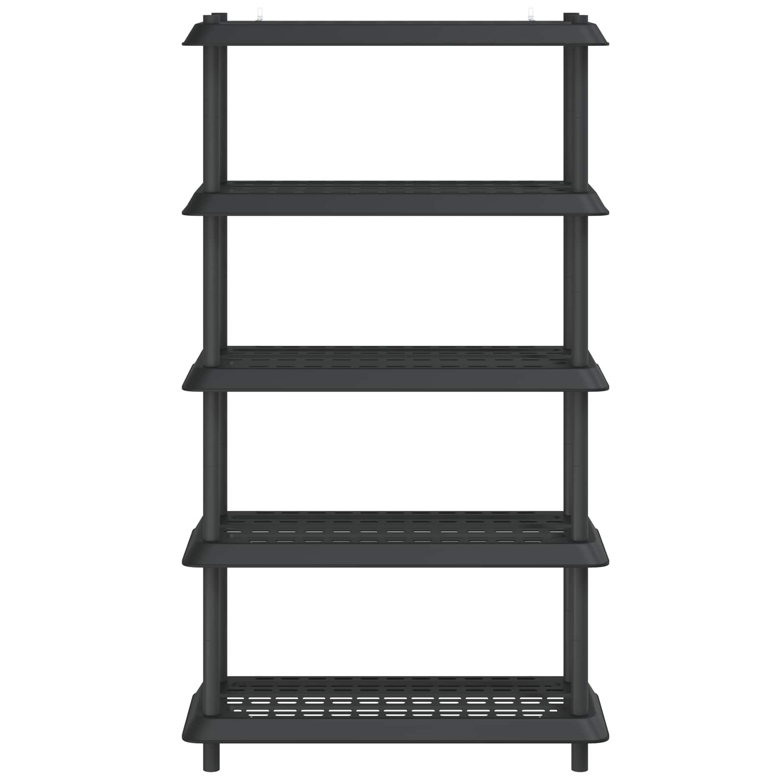 Plankenunit 5-laags 100 x 40 x 177 cm PP Antracietkleurig is nu te koop bij PeponiXL, paradijselijk wonen!