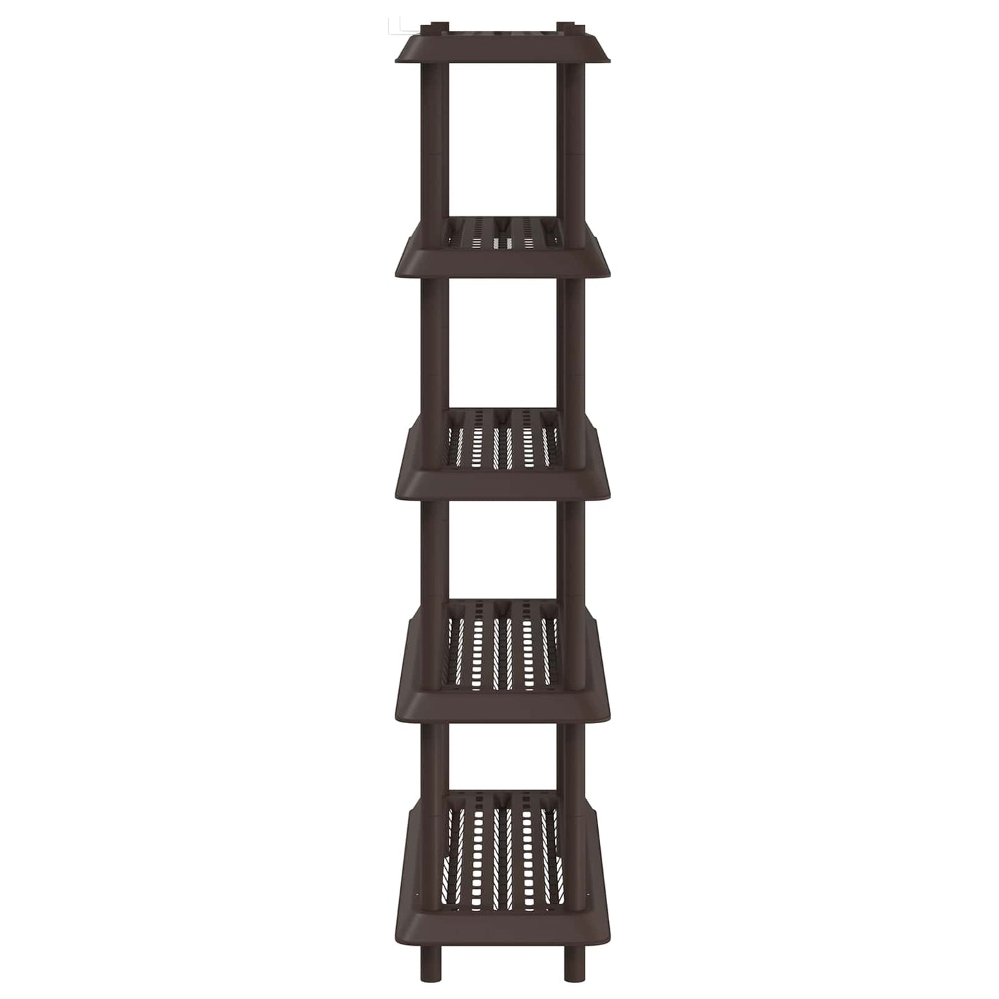 Plankenunit 5-laags 100 x 40 x 177 cm PP Bruin is nu te koop bij PeponiXL, paradijselijk wonen!