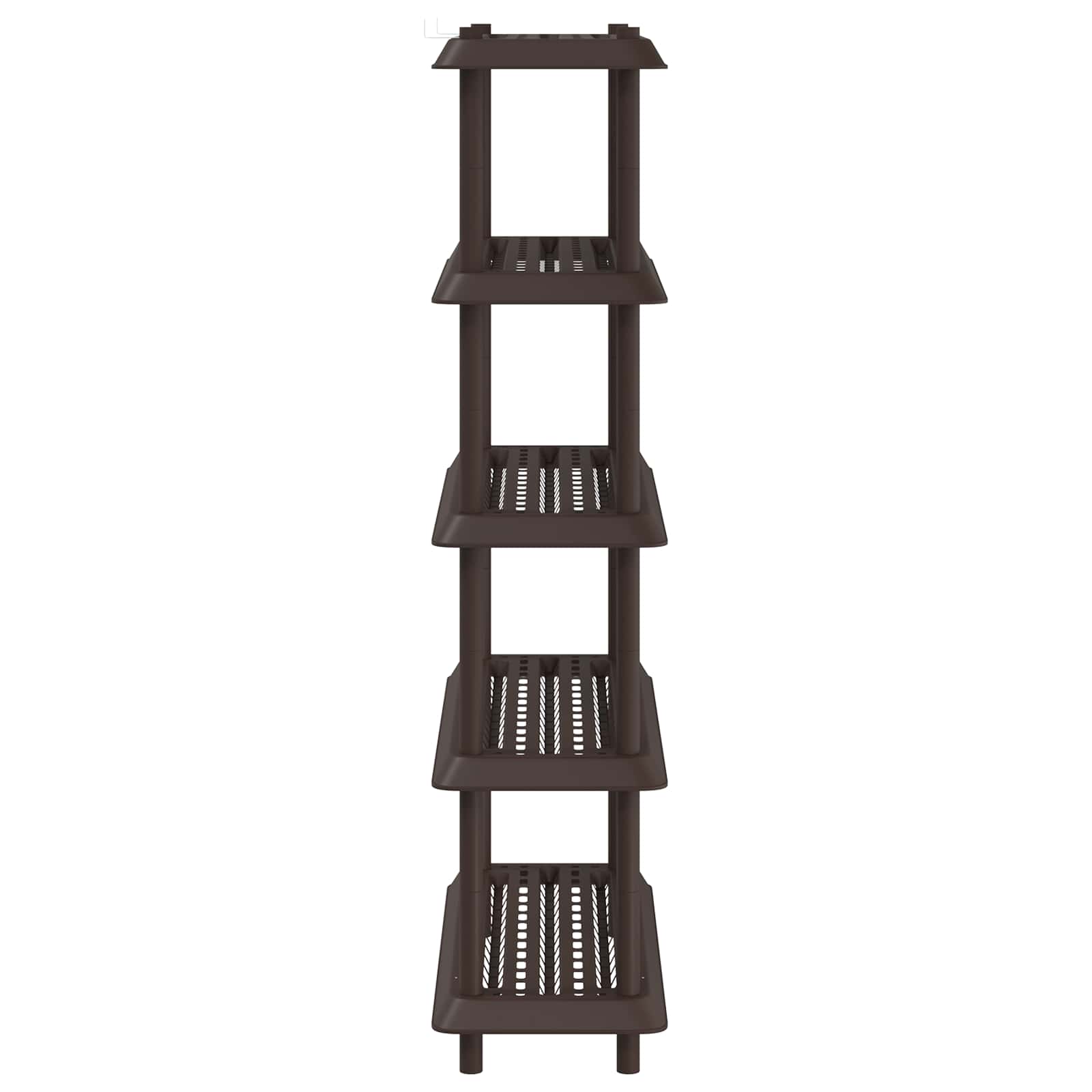 Plankenunit 5-laags 100 x 40 x 177 cm PP Bruin is nu te koop bij PeponiXL, paradijselijk wonen!
