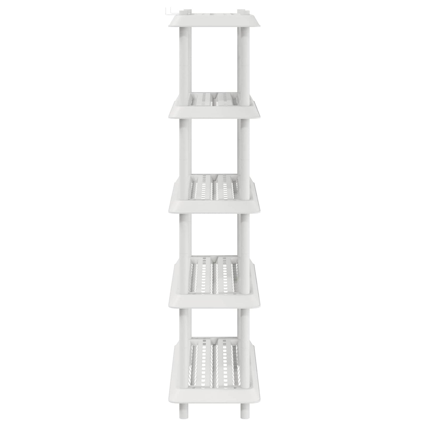 Plankenunit 5-laags 100 x 40 x 177 cm PP Wit is nu te koop bij PeponiXL, paradijselijk wonen!