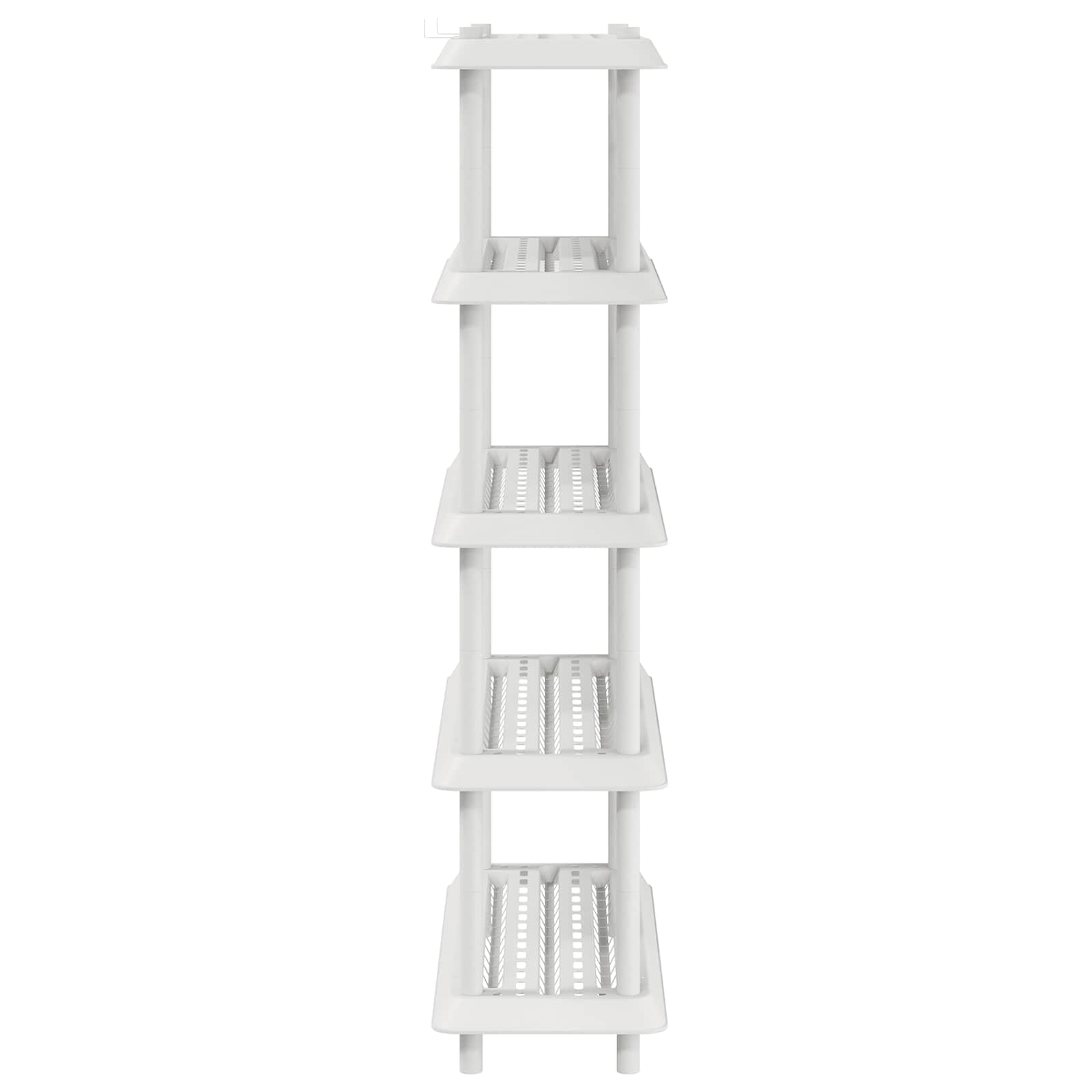 Plankenunit 5-laags 100 x 40 x 177 cm PP Wit is nu te koop bij PeponiXL, paradijselijk wonen!