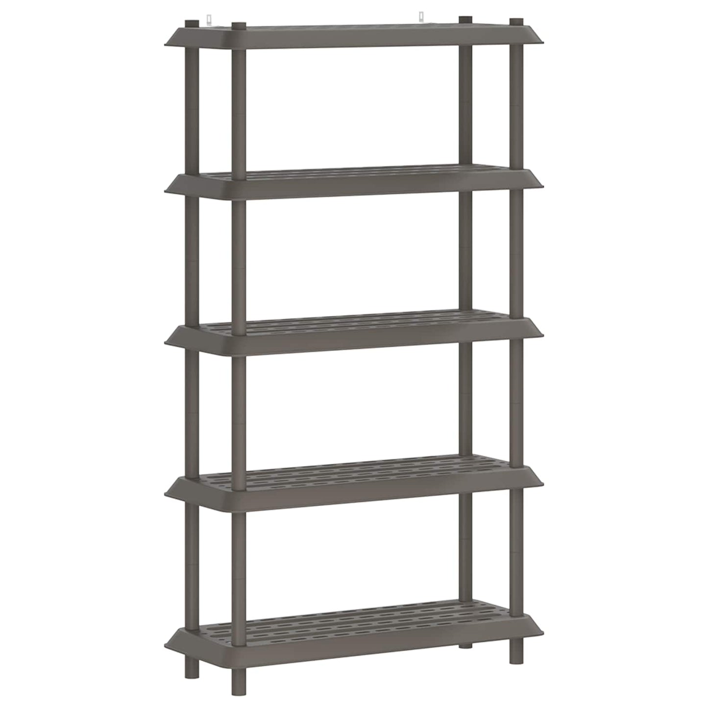 Plankenunit 5-laags 100 x 40 x 177 cm PP Lichtgrijs is nu te koop bij PeponiXL, paradijselijk wonen!